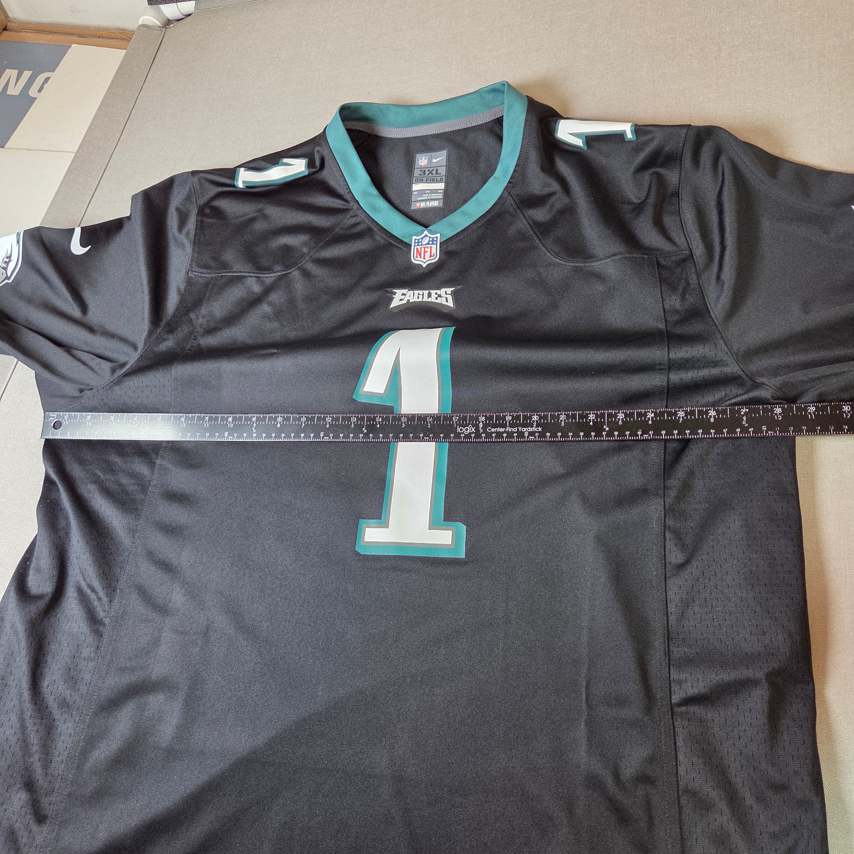 Nike On Field Jalen Hurts Eagles Black Jersey 3XL Vapor Limited 2002 NWT