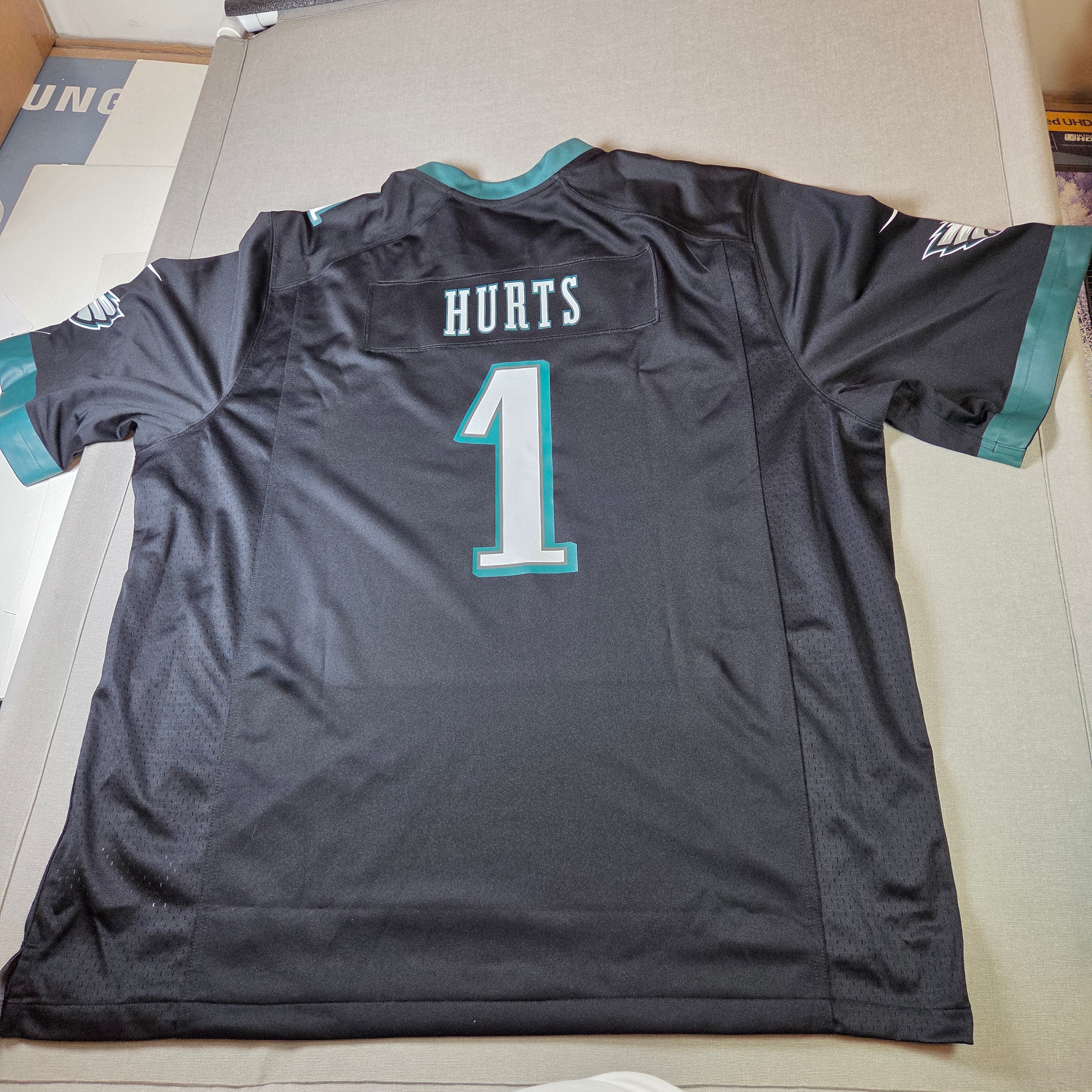 Nike On Field Jalen Hurts Eagles Black Jersey 3XL Vapor Limited 2002 NWT