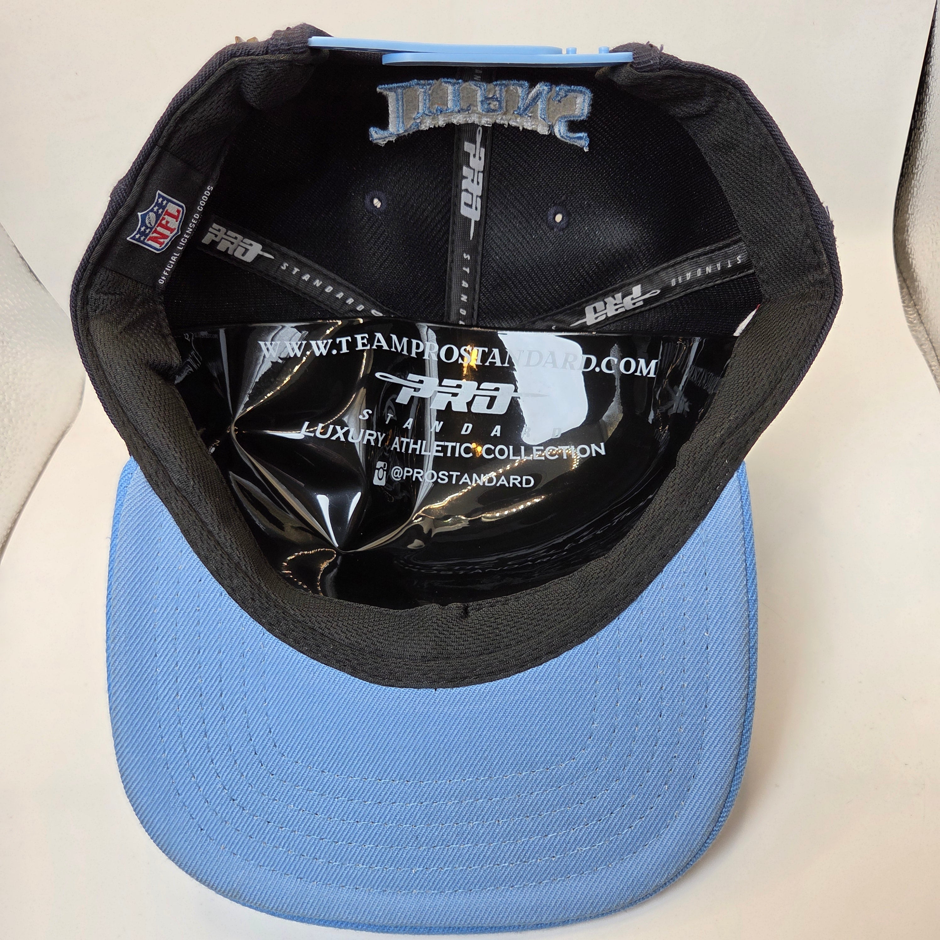 Pro Standard Tennessee Titans Snapback Hat Leather Button NFL NWT Cap