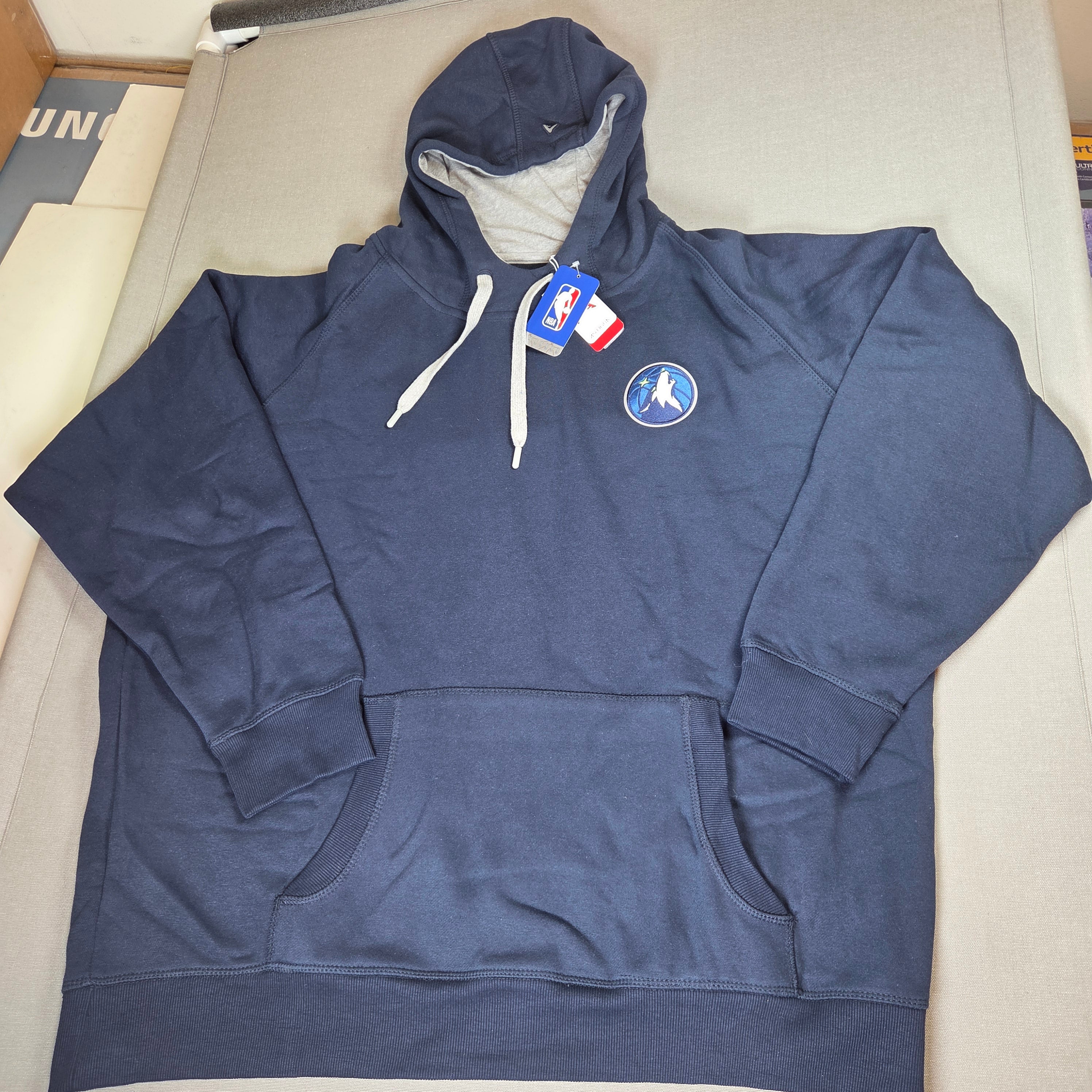 Antigua Minnesota Timberwolves Victory Hoodie Navy Blue 3XL NWT NBA