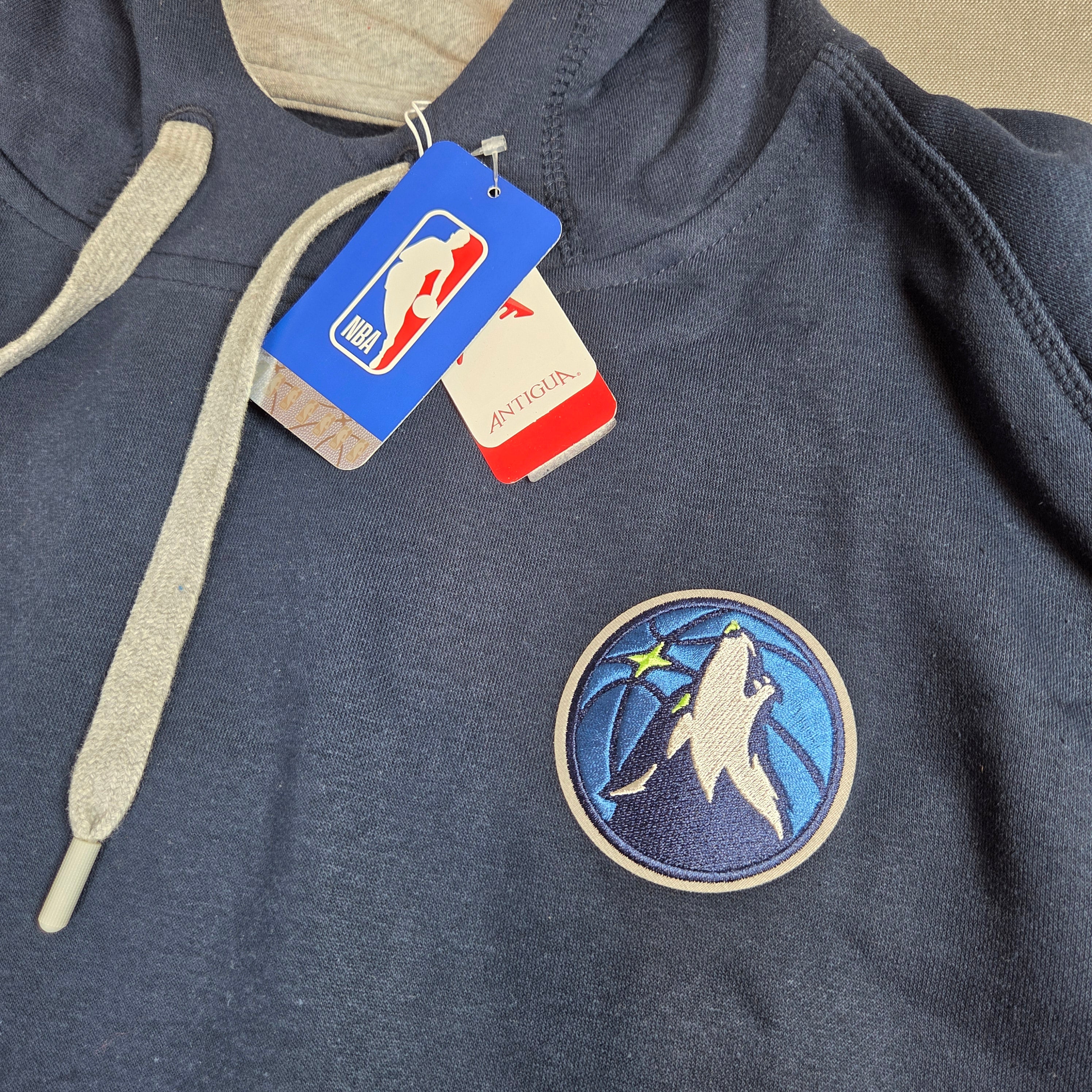 Antigua Minnesota Timberwolves Victory Hoodie Navy Blue 3XL NWT NBA