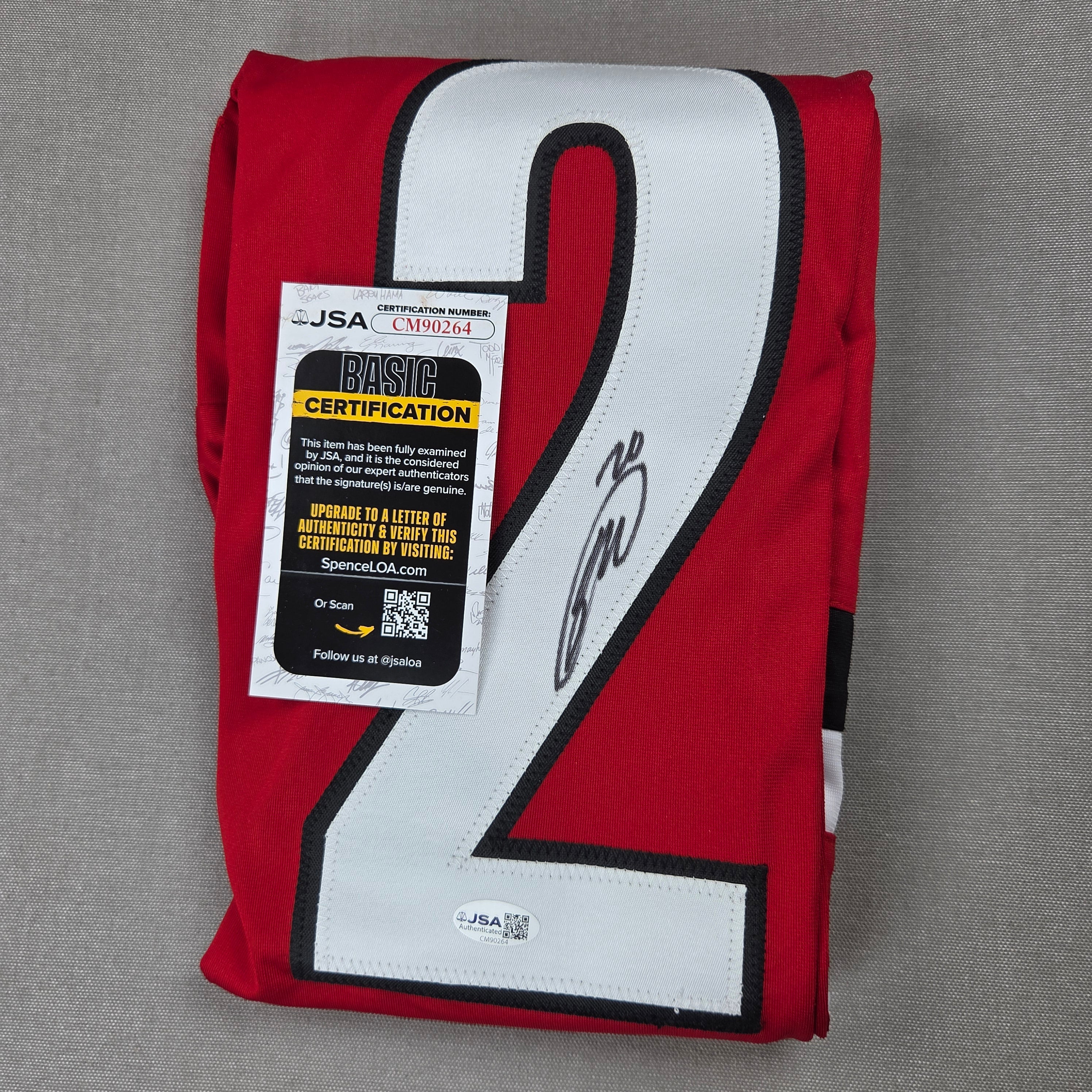 Sebastian Aho Signed Carolina Hurricanes XL Custom Hockey Jersey JSA COA