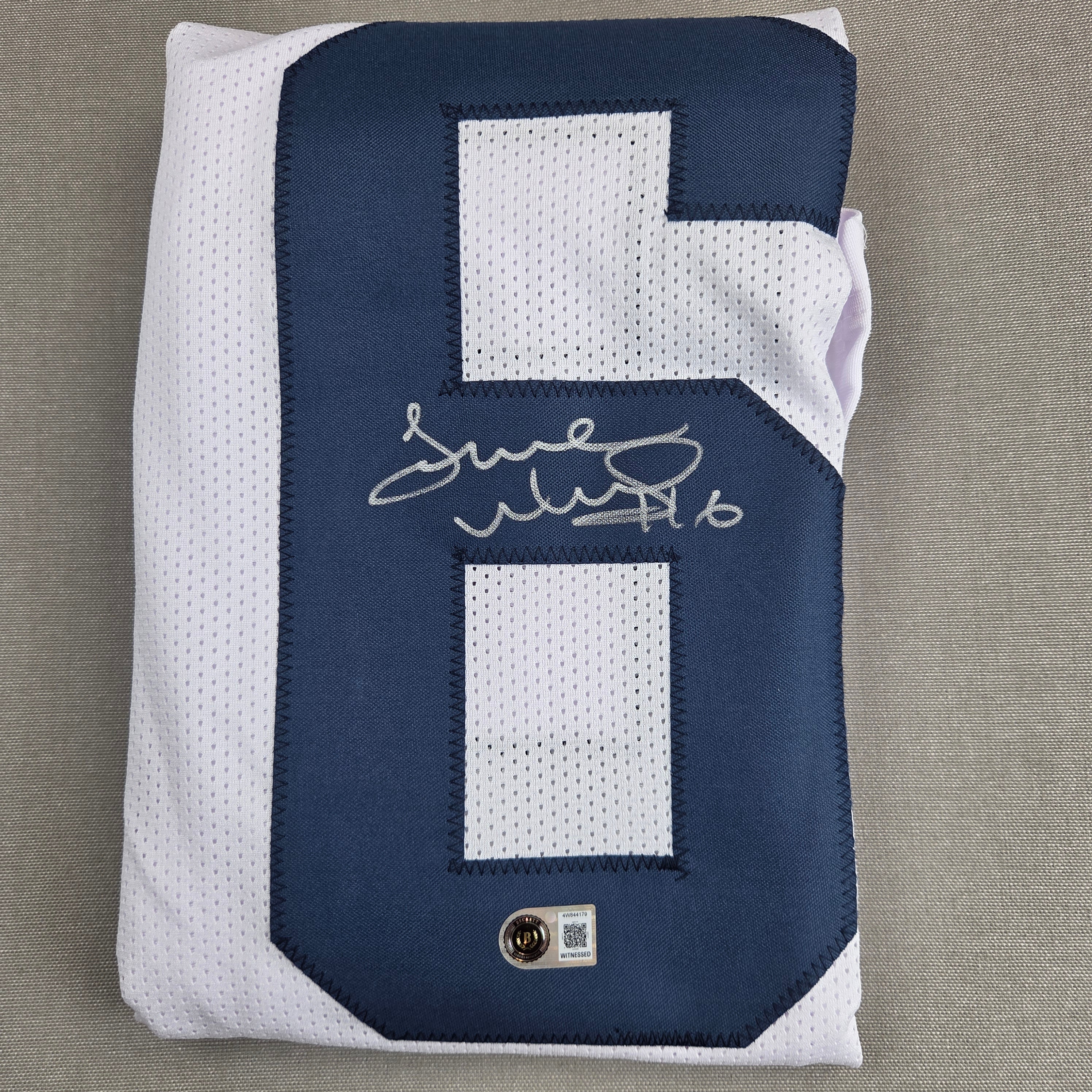 Tyrone Wheatley Signed Michigan Wolverines Custom Jersey BAS Witness Auto RB