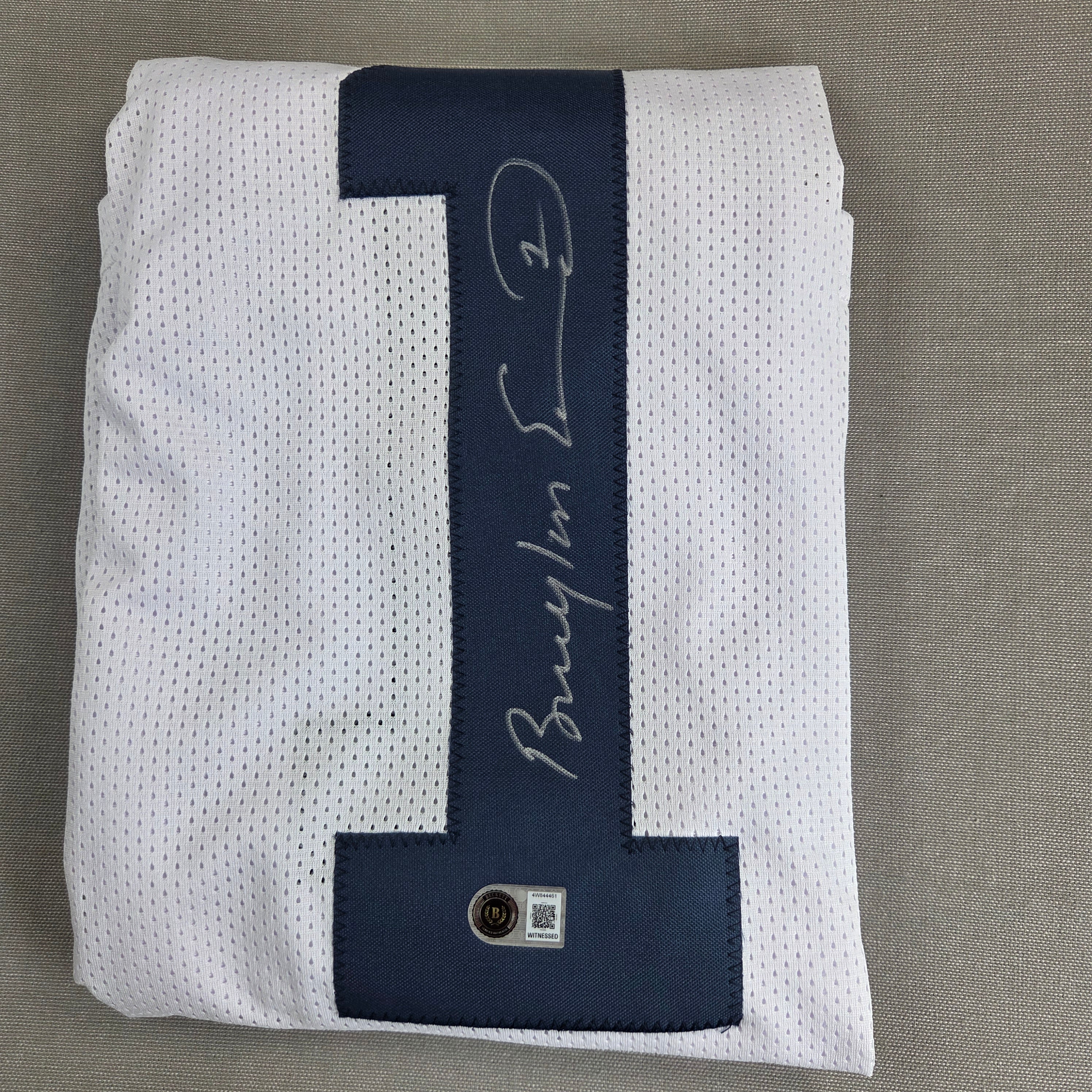 Braylon Edwards Signed  Custom Michigan Wolverines #1 Jersey BAS Witness Auto