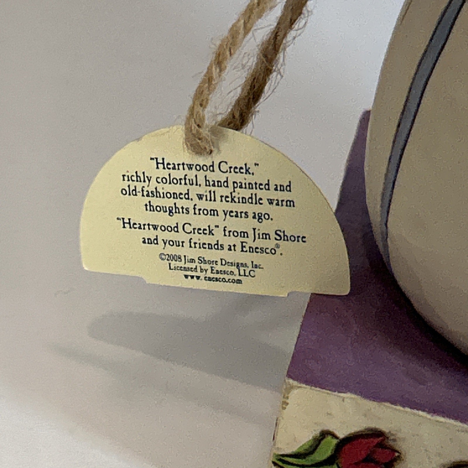 Jim Shore Heartwood Creek Snow Woman Winter Blossoms Figurine 2008 #4010358