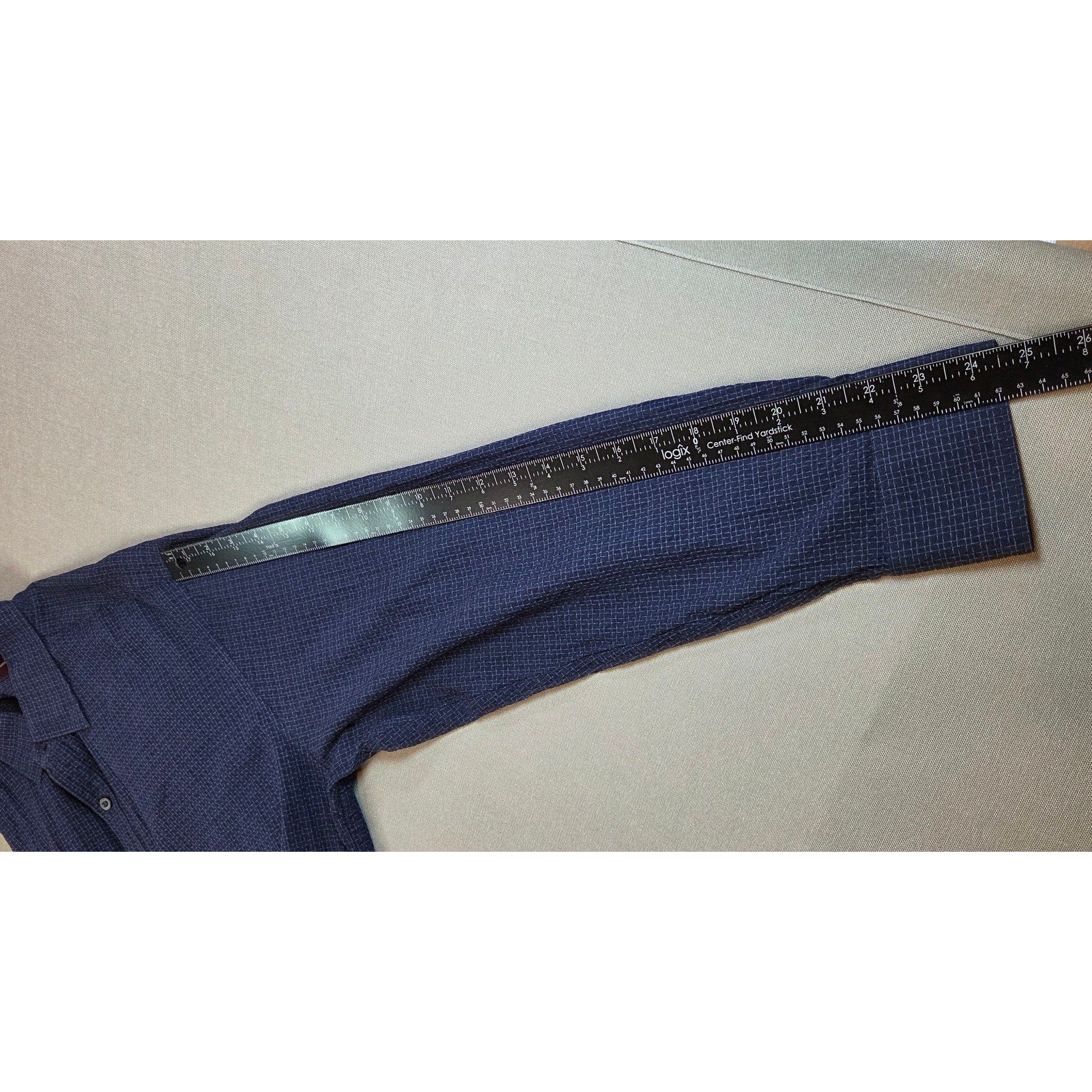 Tommy Bahama Blue Silk Cotton Shirt XL Textured Button Down Long Sleeve