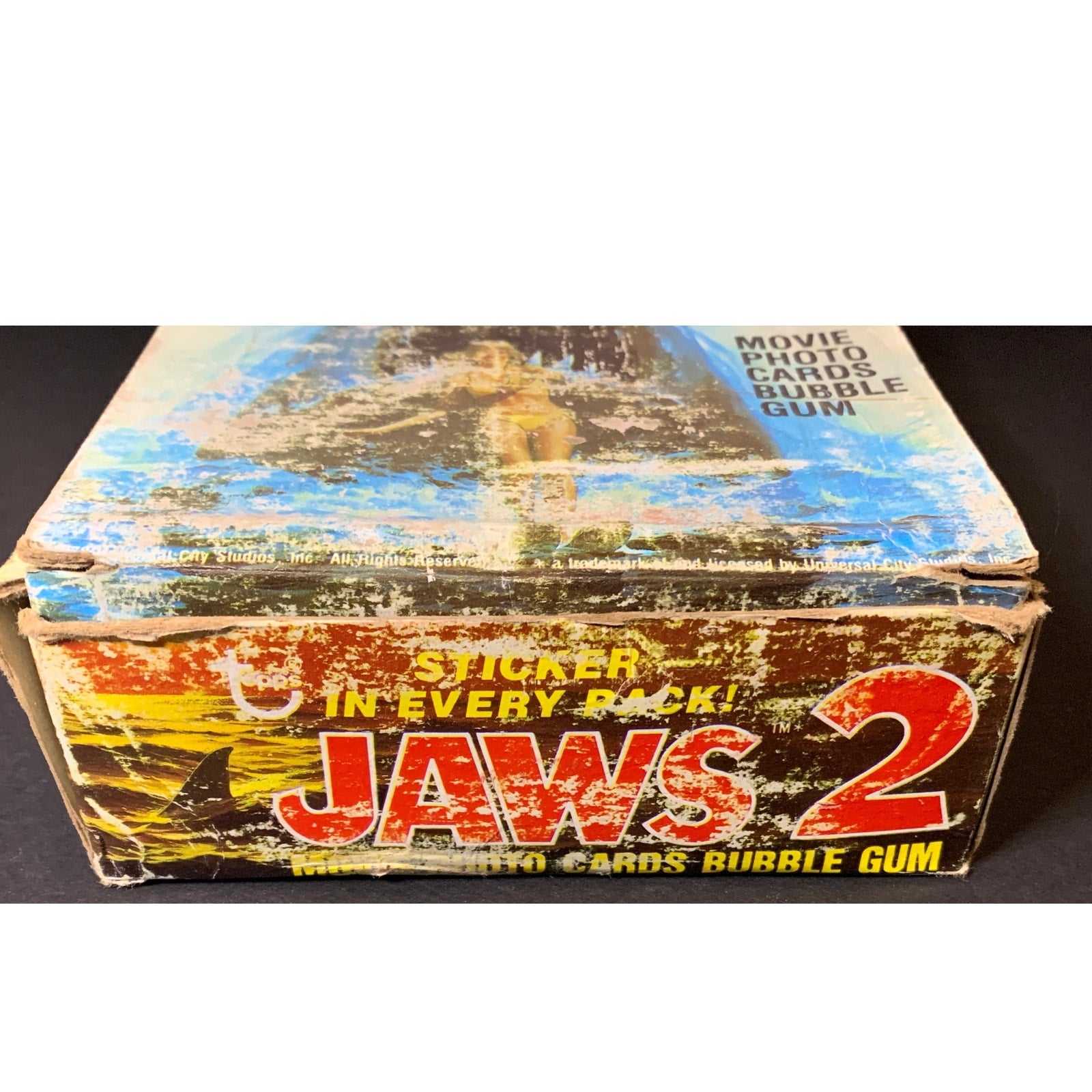 1978 Topps Jaws 2 Wax Box Movie Photo Cards Vintage Sealed Packs