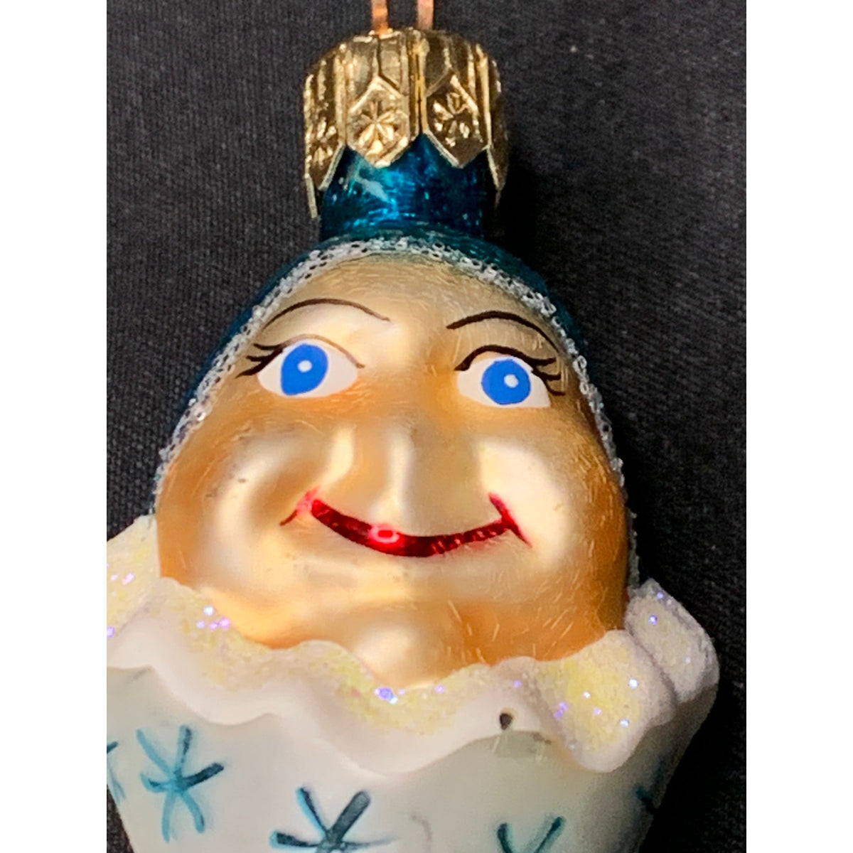 Christopher Radko 1998 Jack Frost Jr Blue Icicle Ornaments 98-265-0 Pair