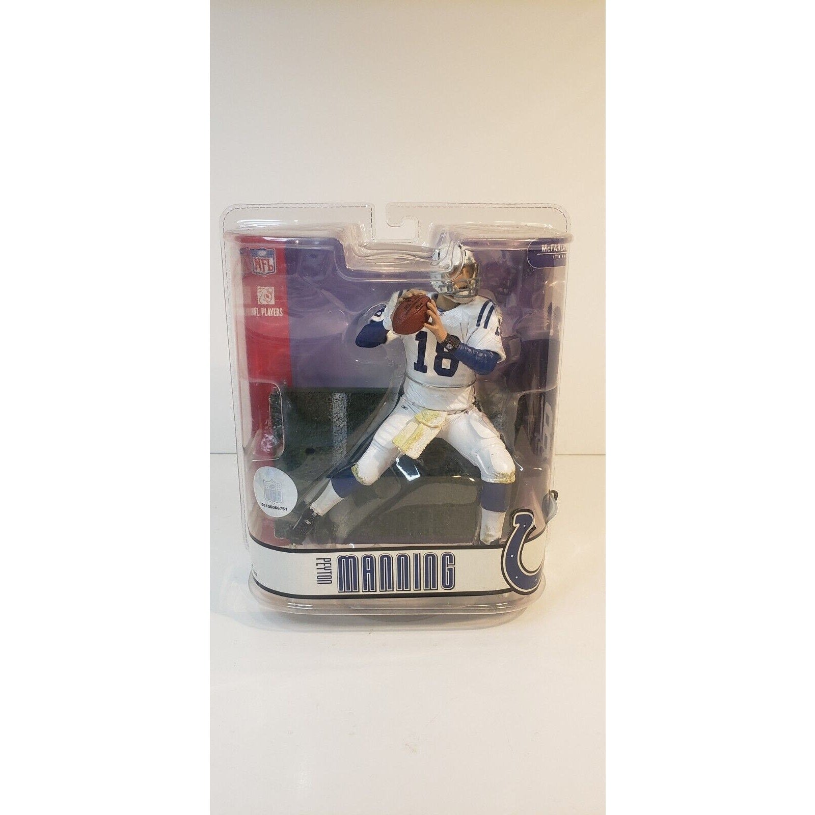 Peyton Manning McFarlane Series 15 Colts NFL White Jersey NEW