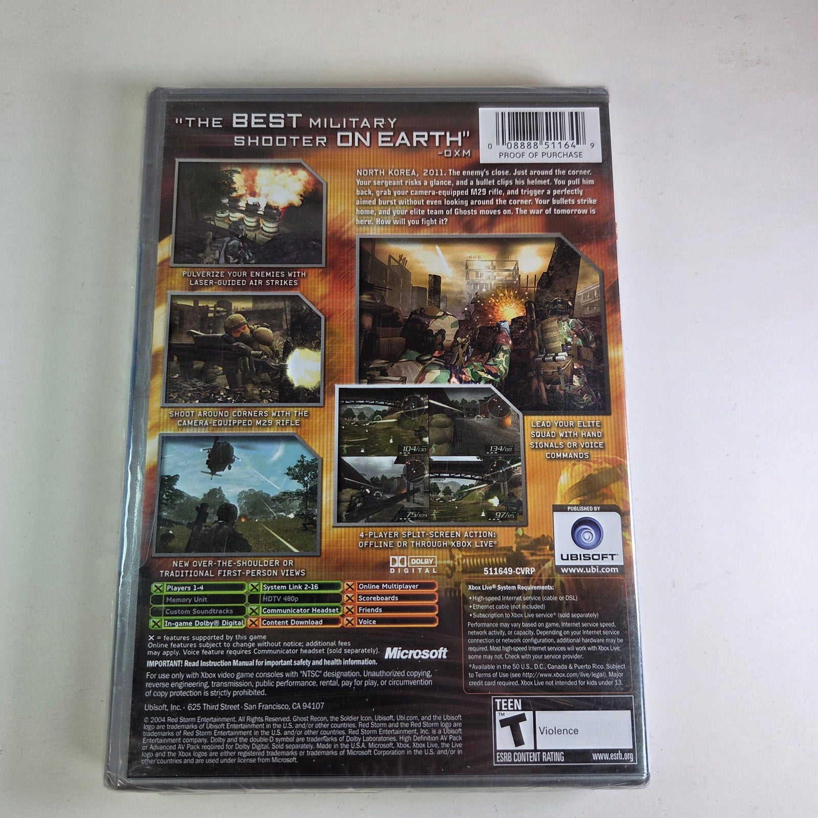 Tom Clancy’s Ghost Recon 2 Xbox Platinum Hits 2011 Final Assault NEW Sealed