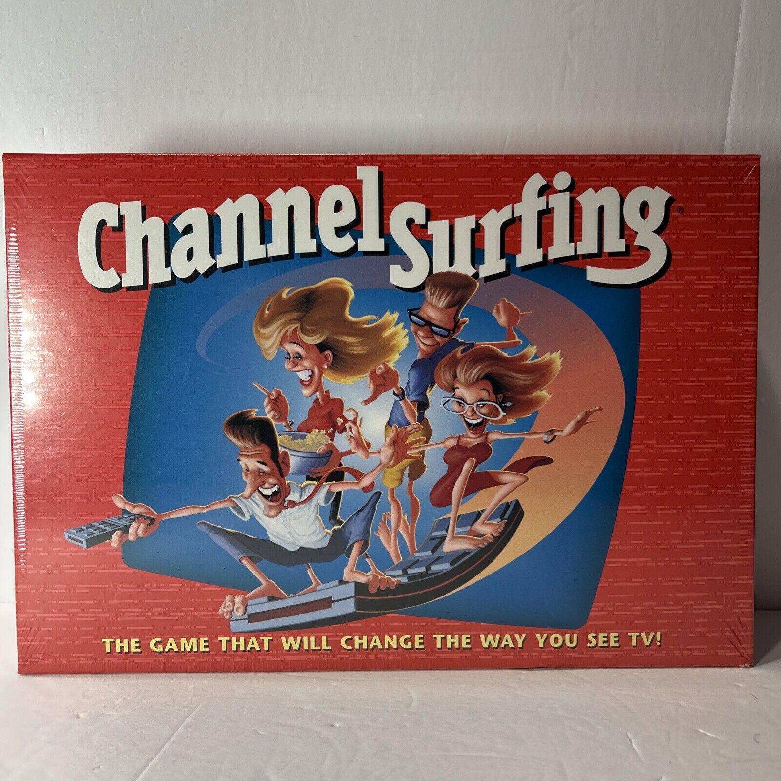 1994 Channel Toy Surfing TV Board Game By Milton Bradley 90s NEW & SEALED