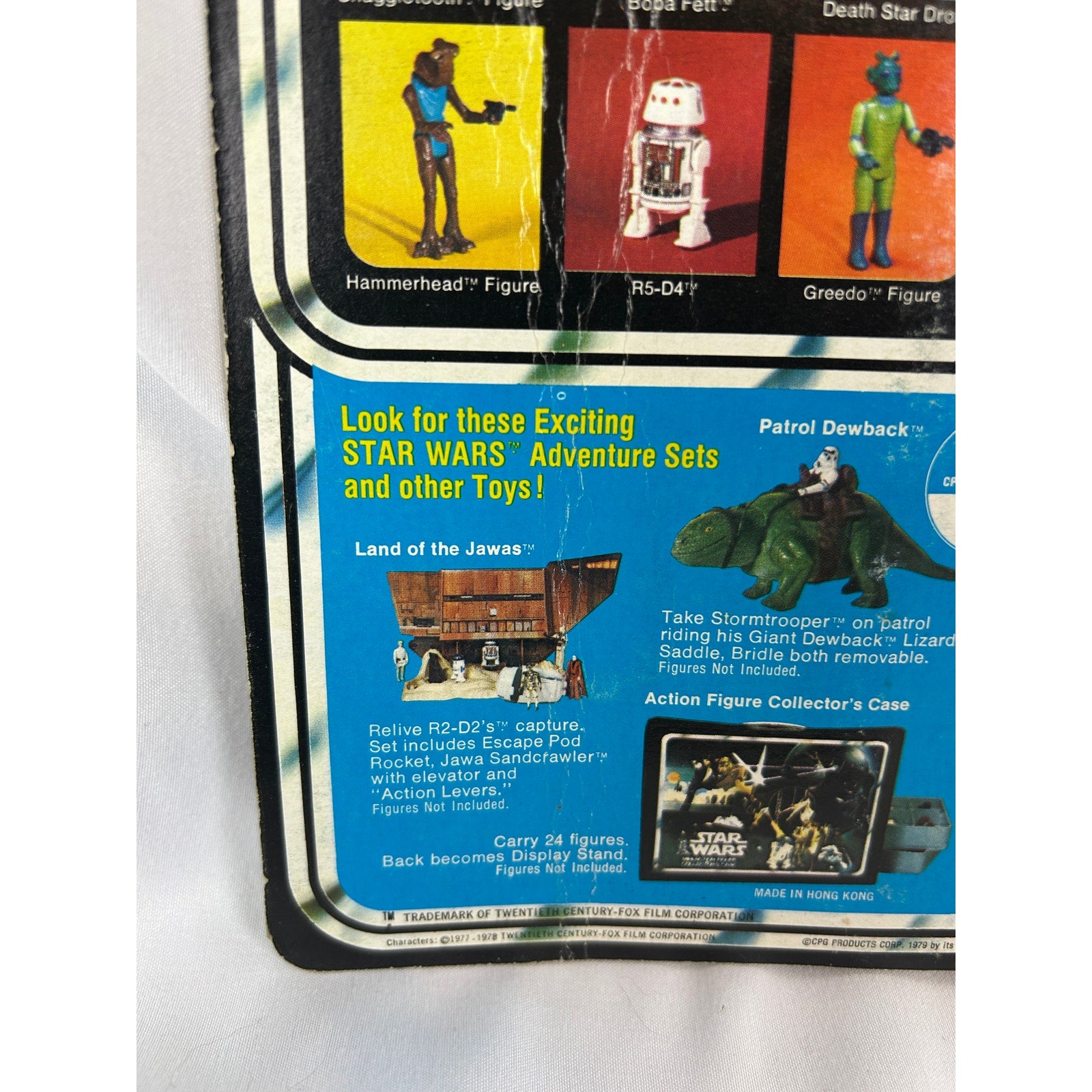 Vintage Star Wars Hammerhead 1978 Kenner 12 Back MOC Carded Figure