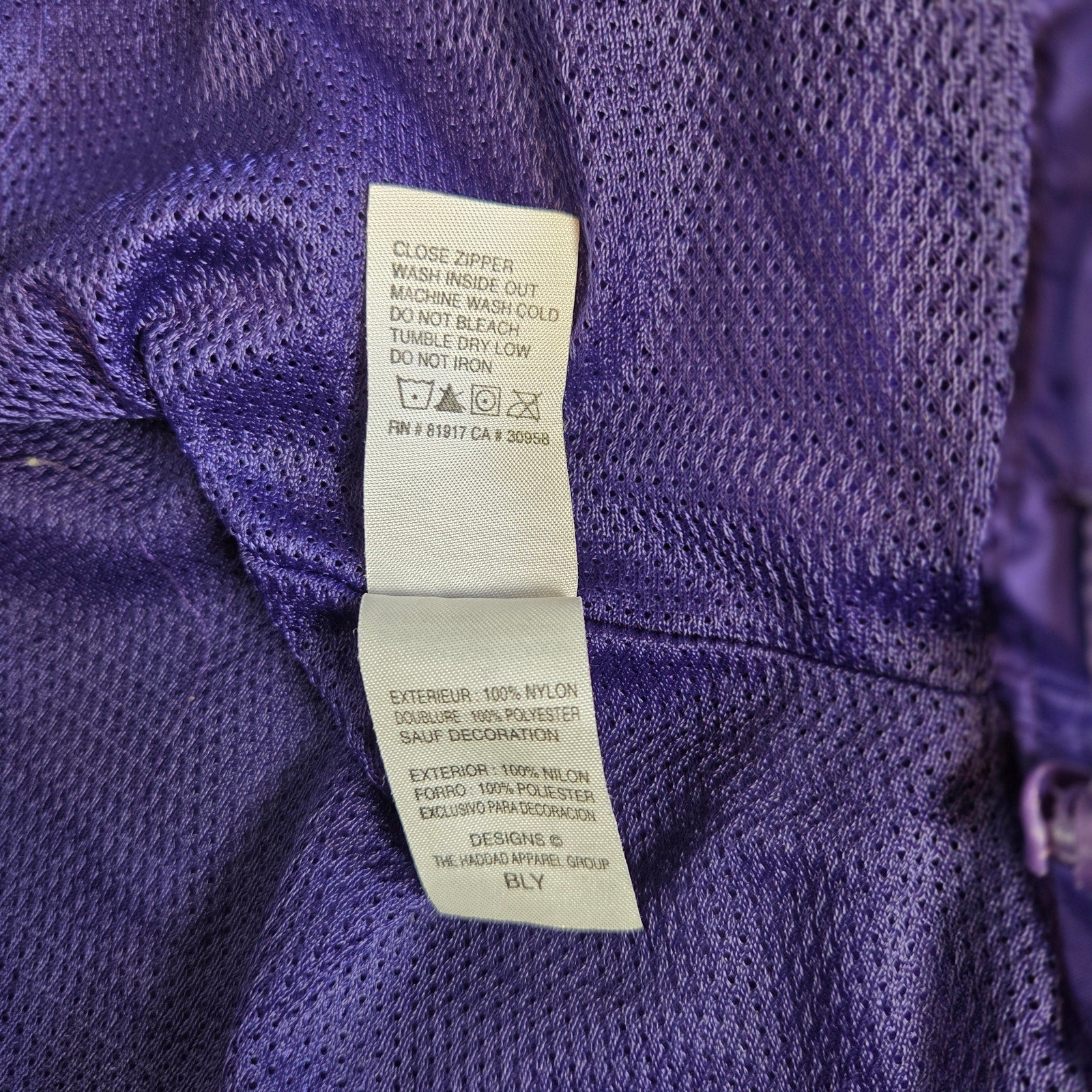 Vintage Minnesota Vikings Mighty Mac NFL Youth XL Hooded Windbreaker Jacket