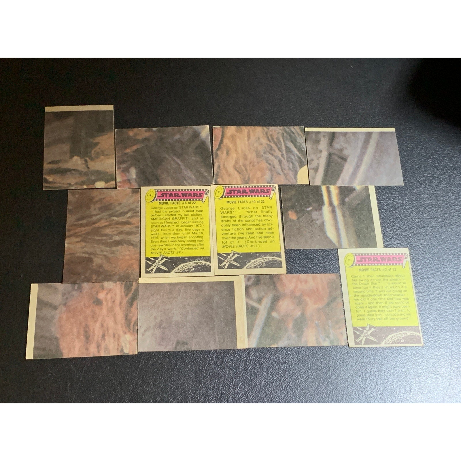 Star Wars 1978 Series 4 (B) Complete Card & Sticker Set Very Good Condition