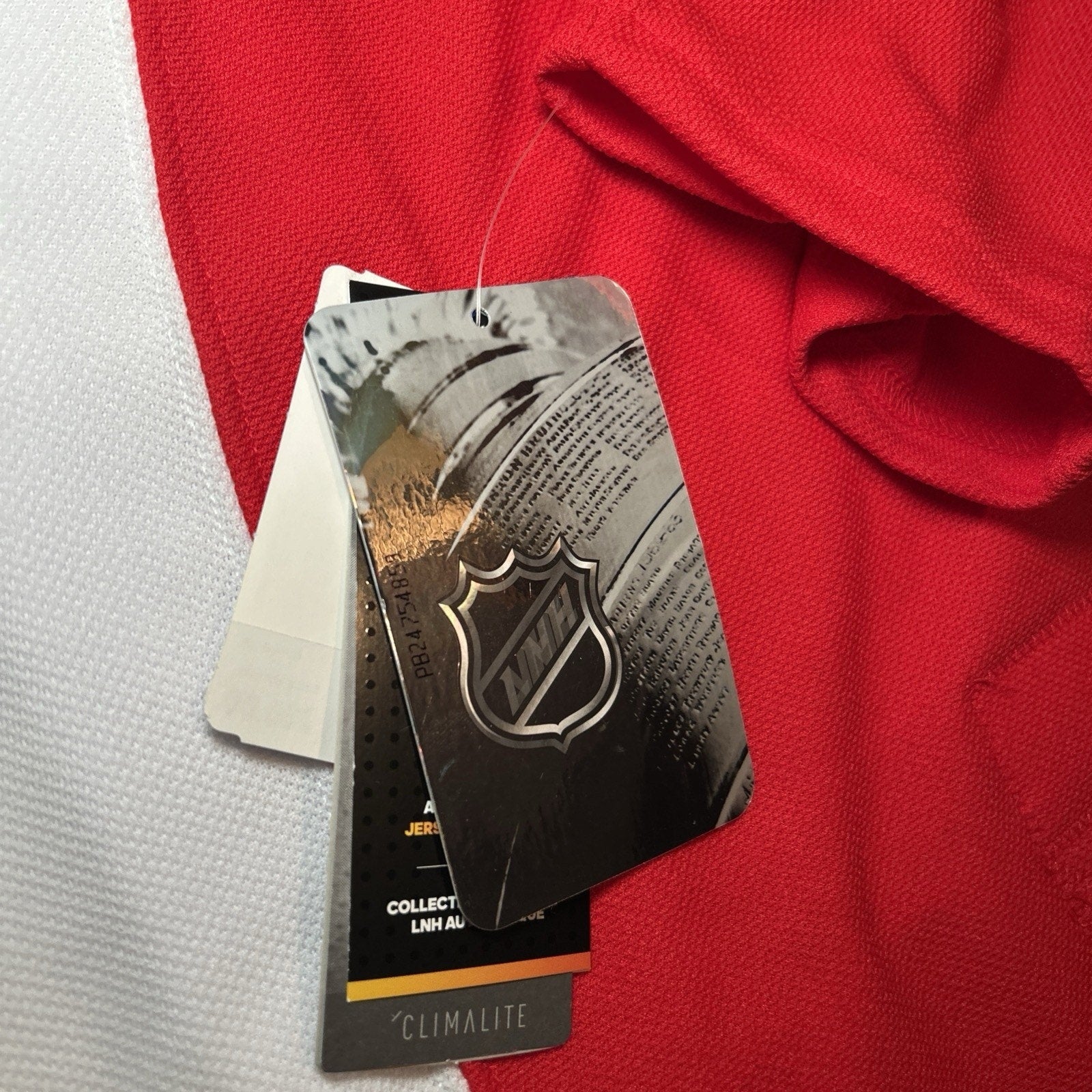 Dylan Larkin #71 Detroit Red Wings Adidas Climalite NHL Jersey Size 50