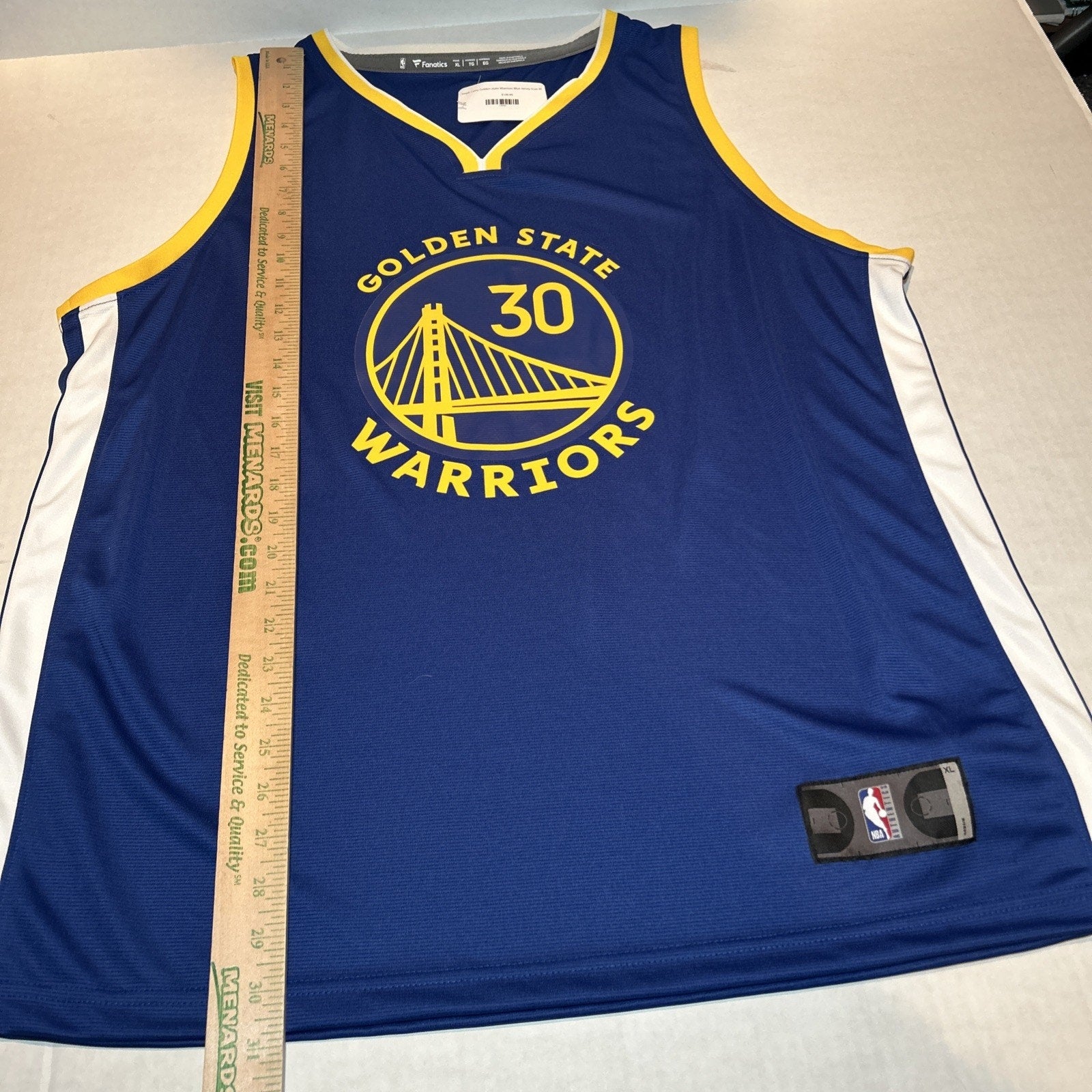 Steph Curry #30 Golden State Warriors- Fanatic Basketball Jersey - Size XL