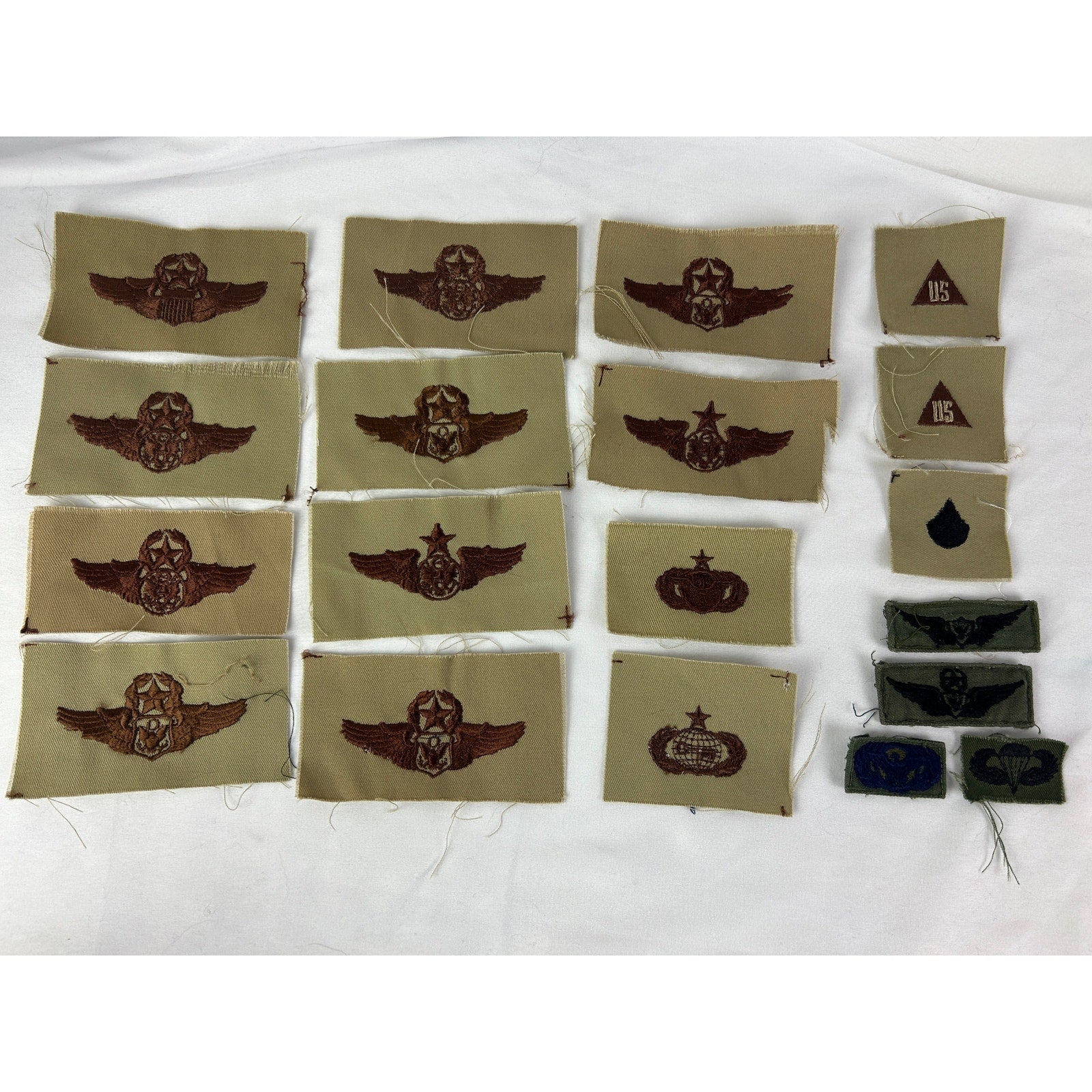 US Army Aviator Wings Patch Lot Desert Cut Badges Aircrew Airborne