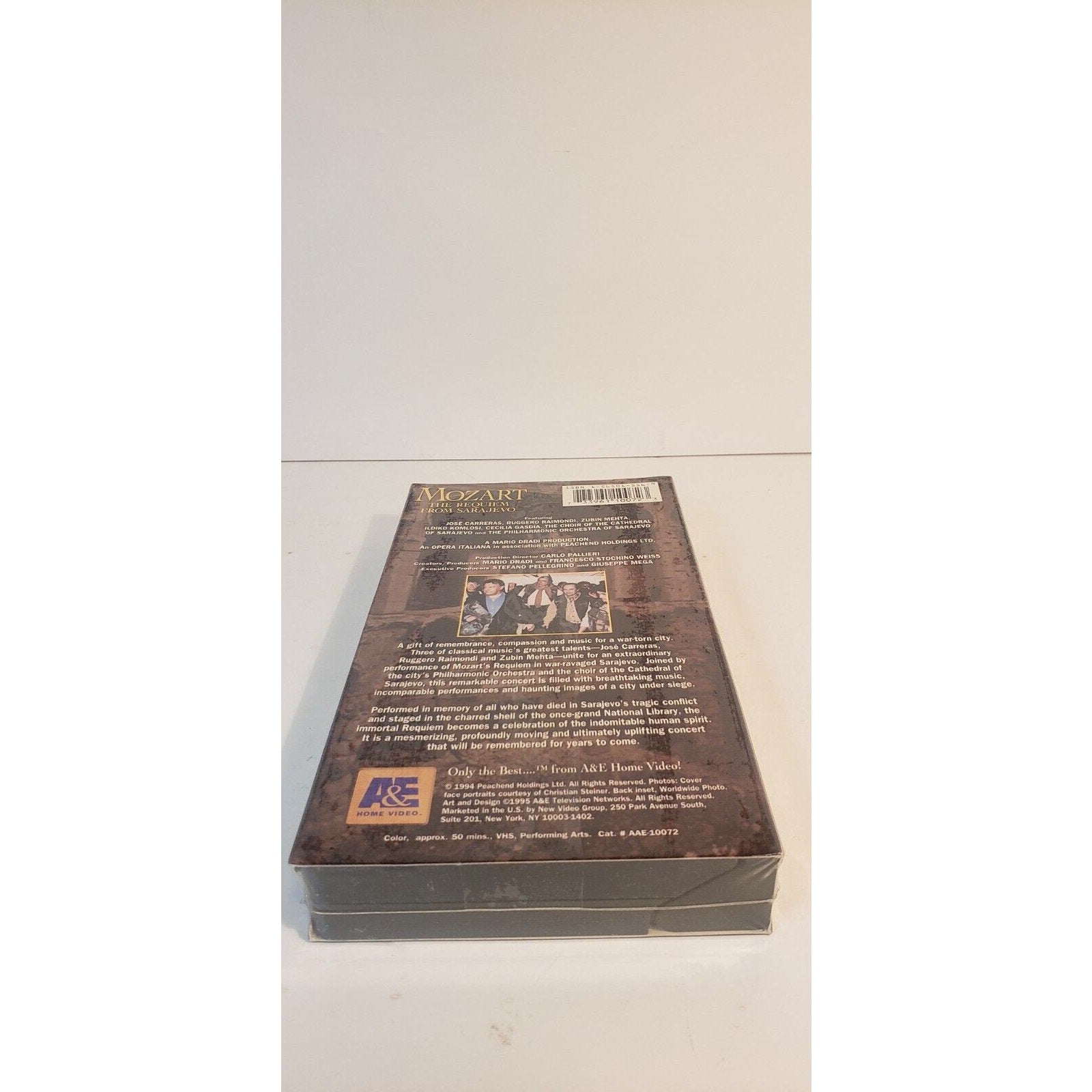 Mozart The Requiem From Sarajevo VHS 1994 New Sealed