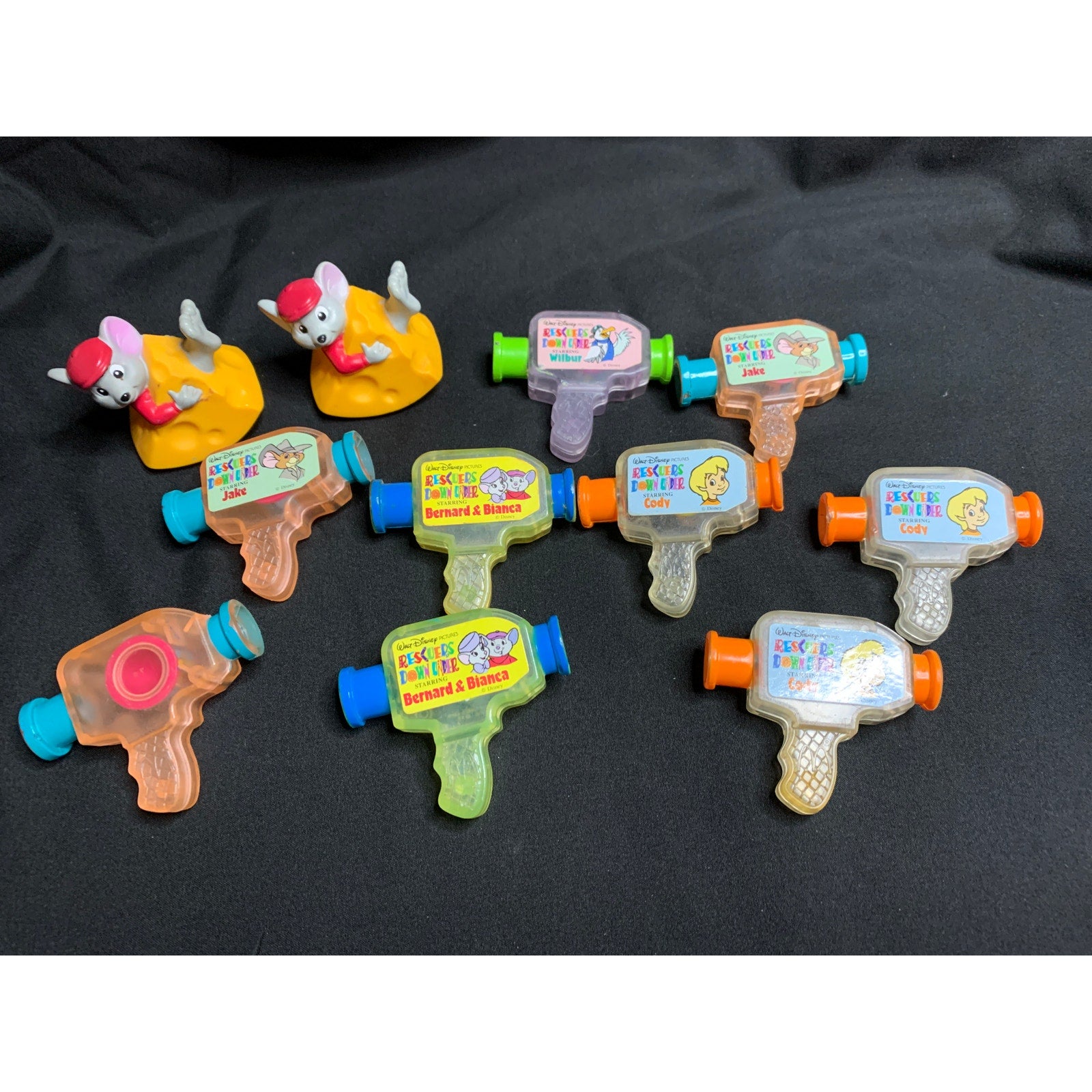 1990 McDonalds Rescuers Down Under Happy Meal Toys Lot of 11