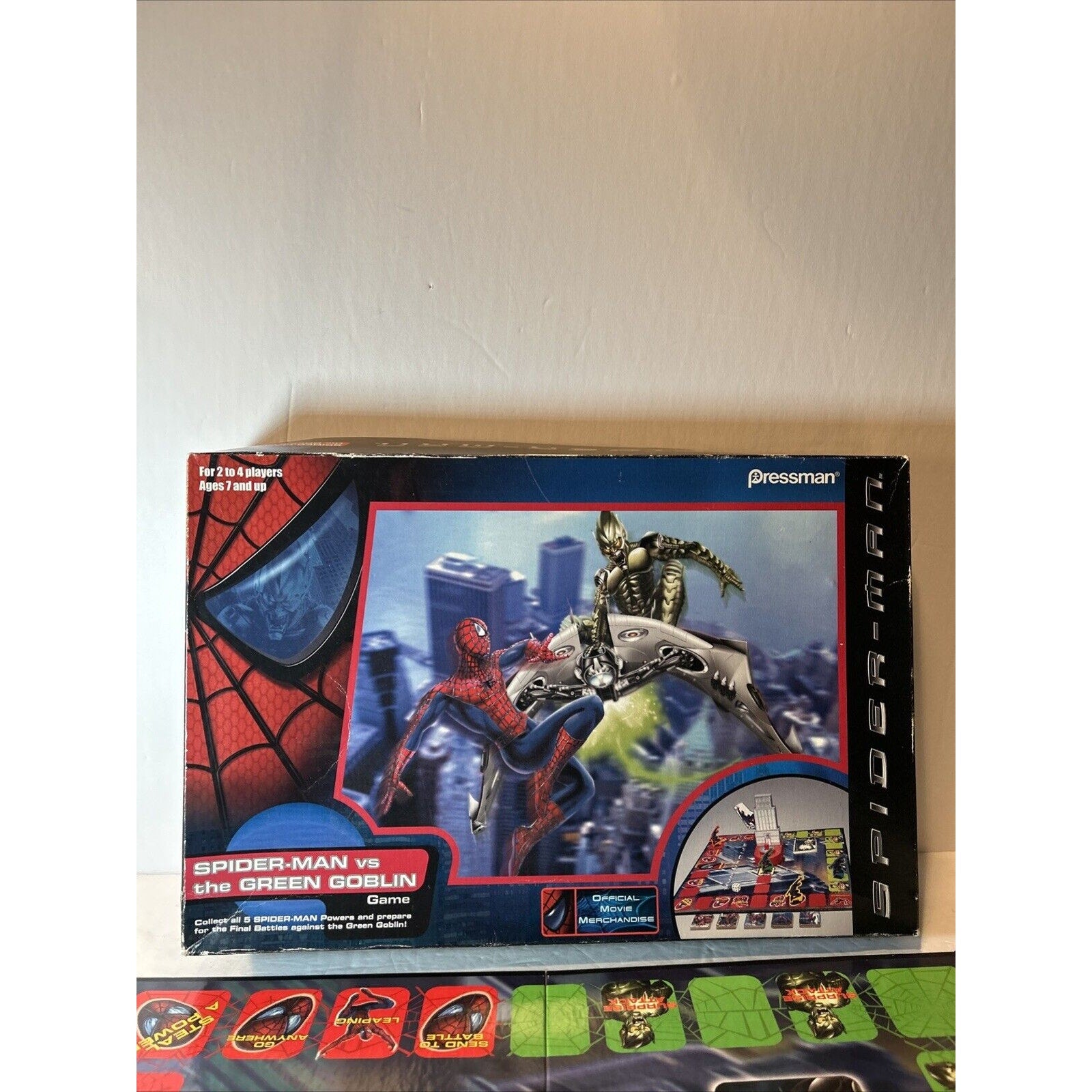 Spider-Man Vs The Green Goblin Board Game Marvel Pressman 2002