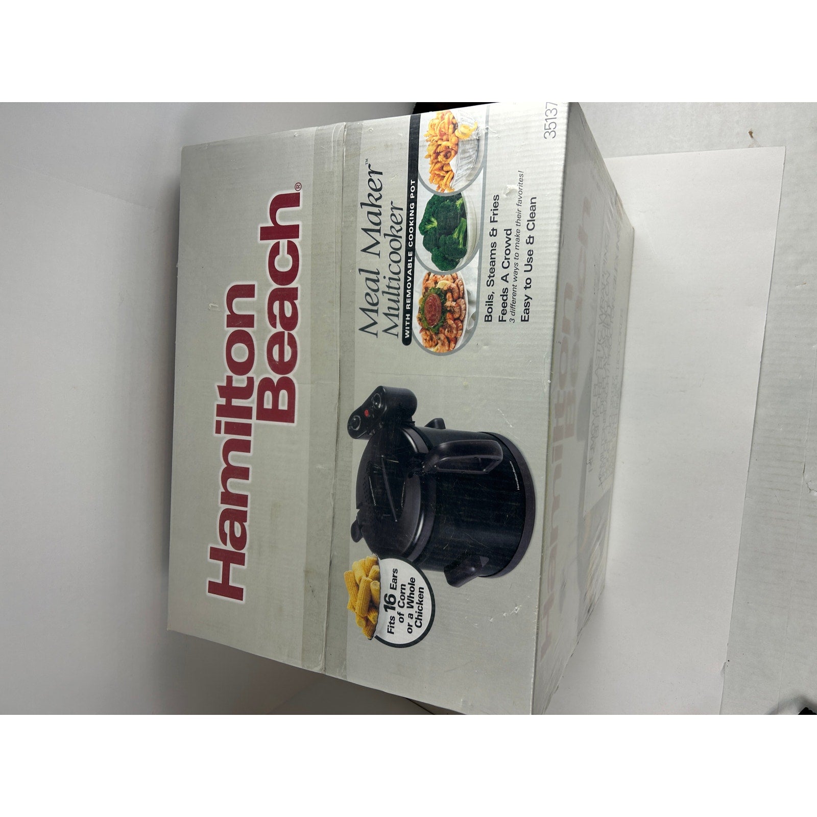 Hamilton Beach Meal Maker Multicooker 35137 New Sealed Boil Steam Fry