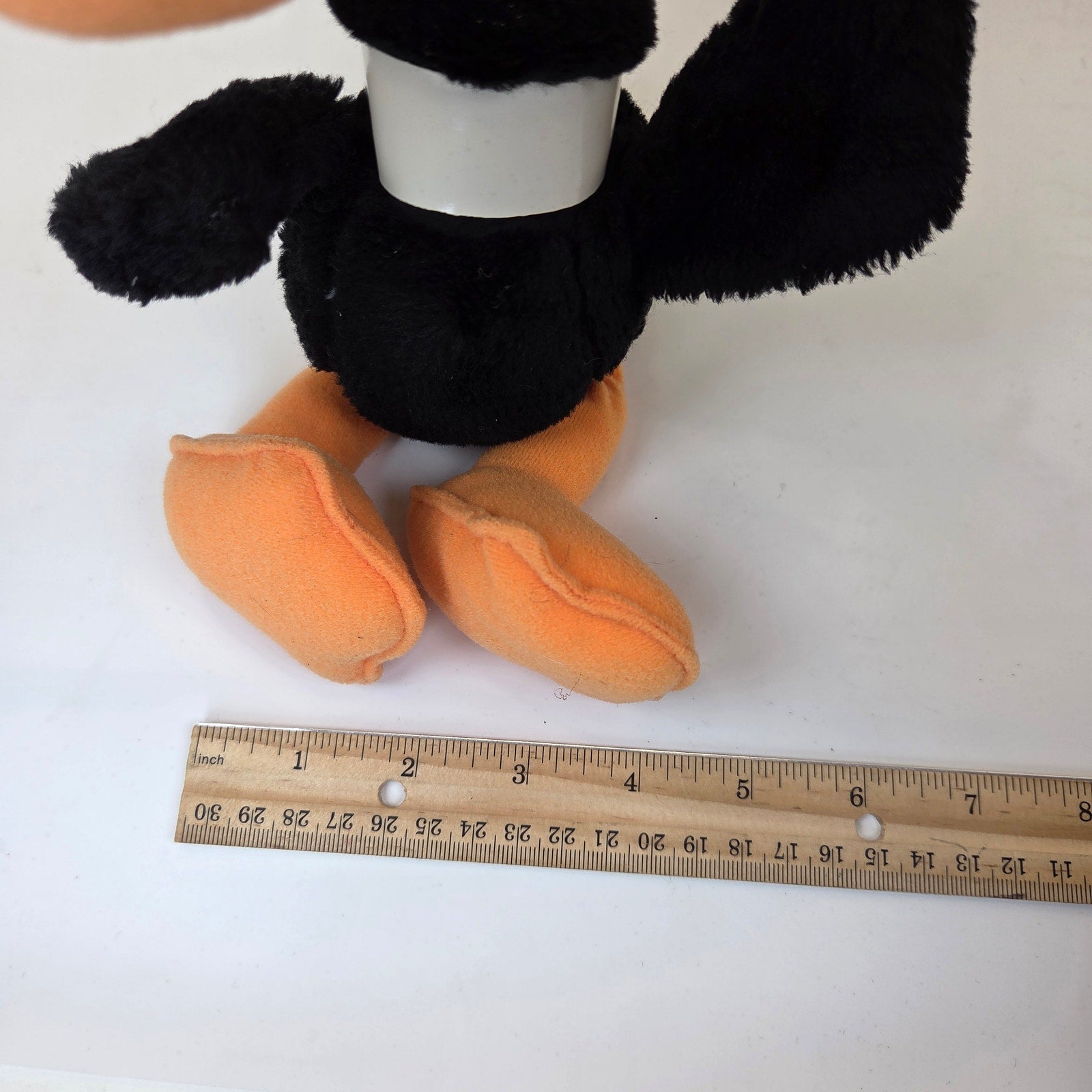 Warner Bros Daffy Duck Plush 1987 Mighty Star Korea Item 1621 Vintage Toy