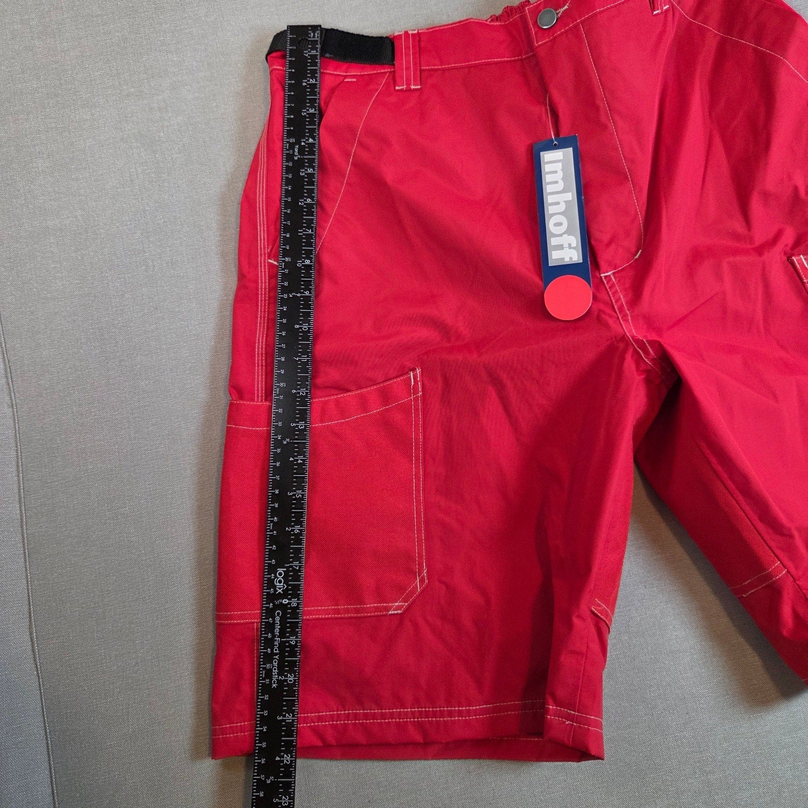 Imhoff Sailing Shorts NWT Mens L Red Marine Deck Gear Polyamide Pockets