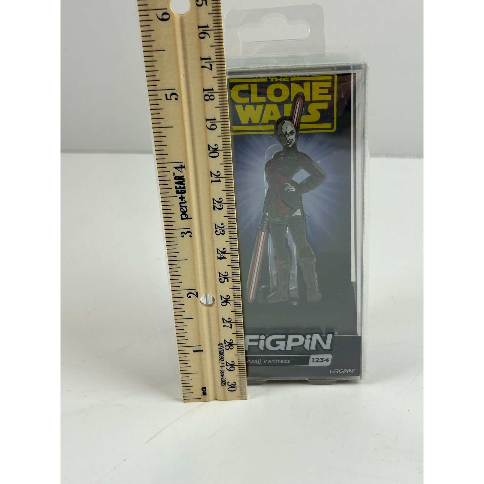 Star Wars FigPin Asajj Ventress 1234 The Clone Wars Collectible Pin