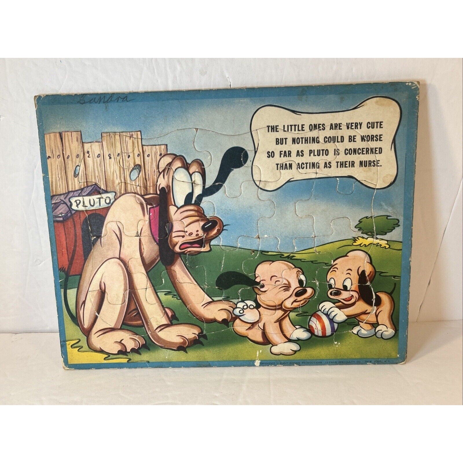 Lot Of 9 Kids Puzzles Vintage & other