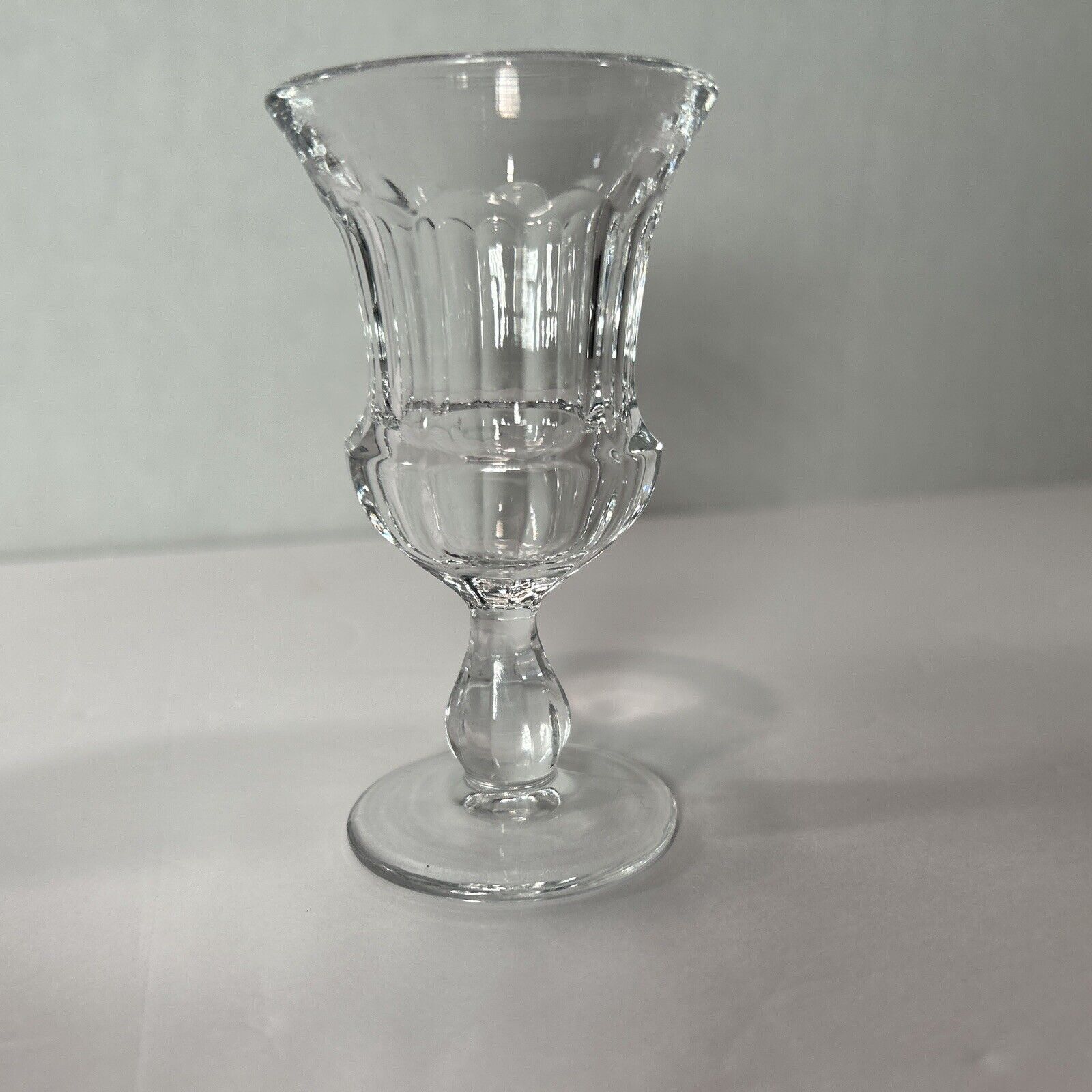 Heisey Continental Colonial Panel Wine Goblets Set of 3 Fluted Stem 339