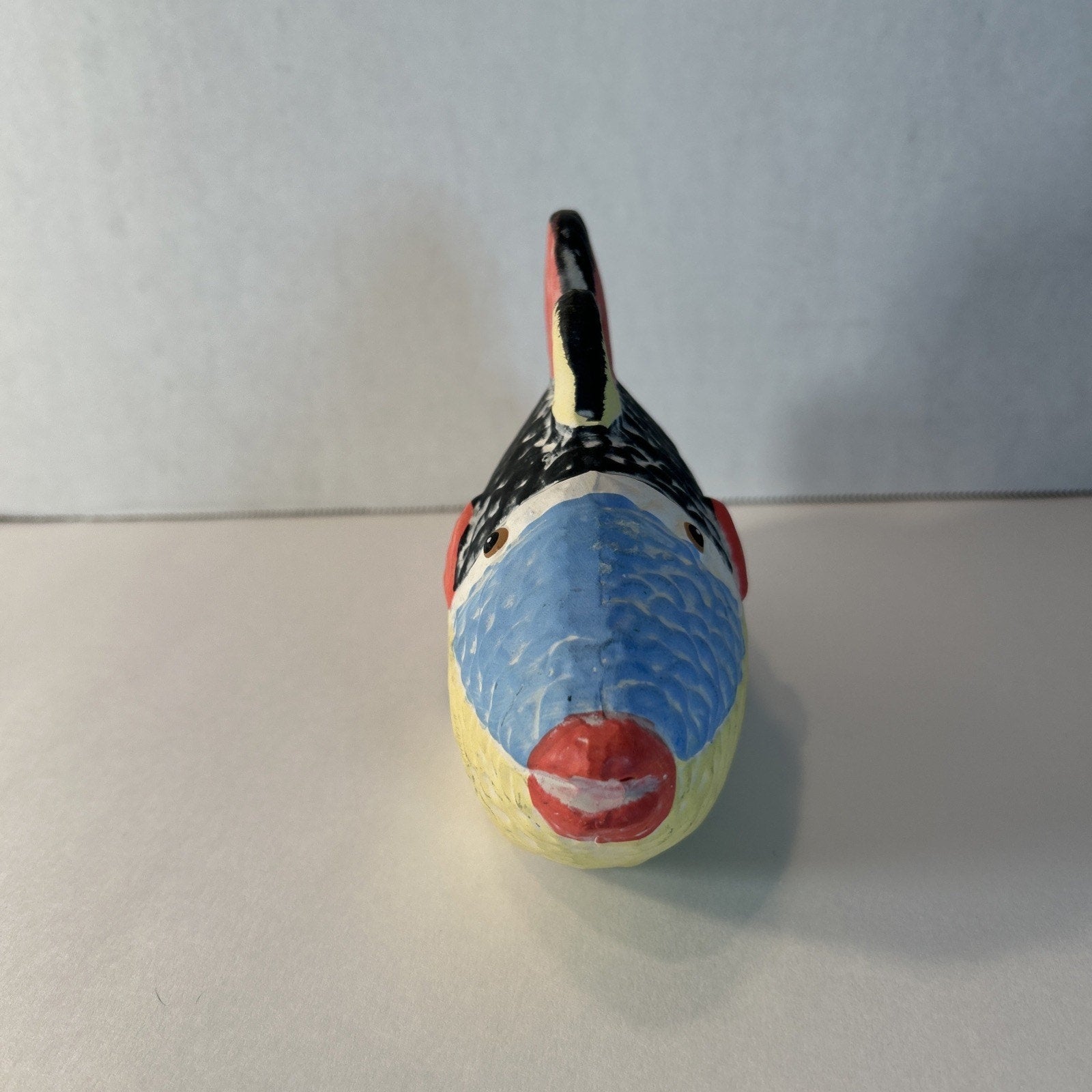 K’s Collection Ceramic Tropical Fish Figurines Lot of 3 Multicolor Home Decor