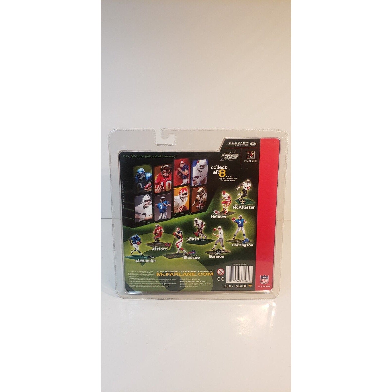 Emmitt Smith McFarlane Series 6 2003 NFL Arizona Cardinals Variant Red Jersey