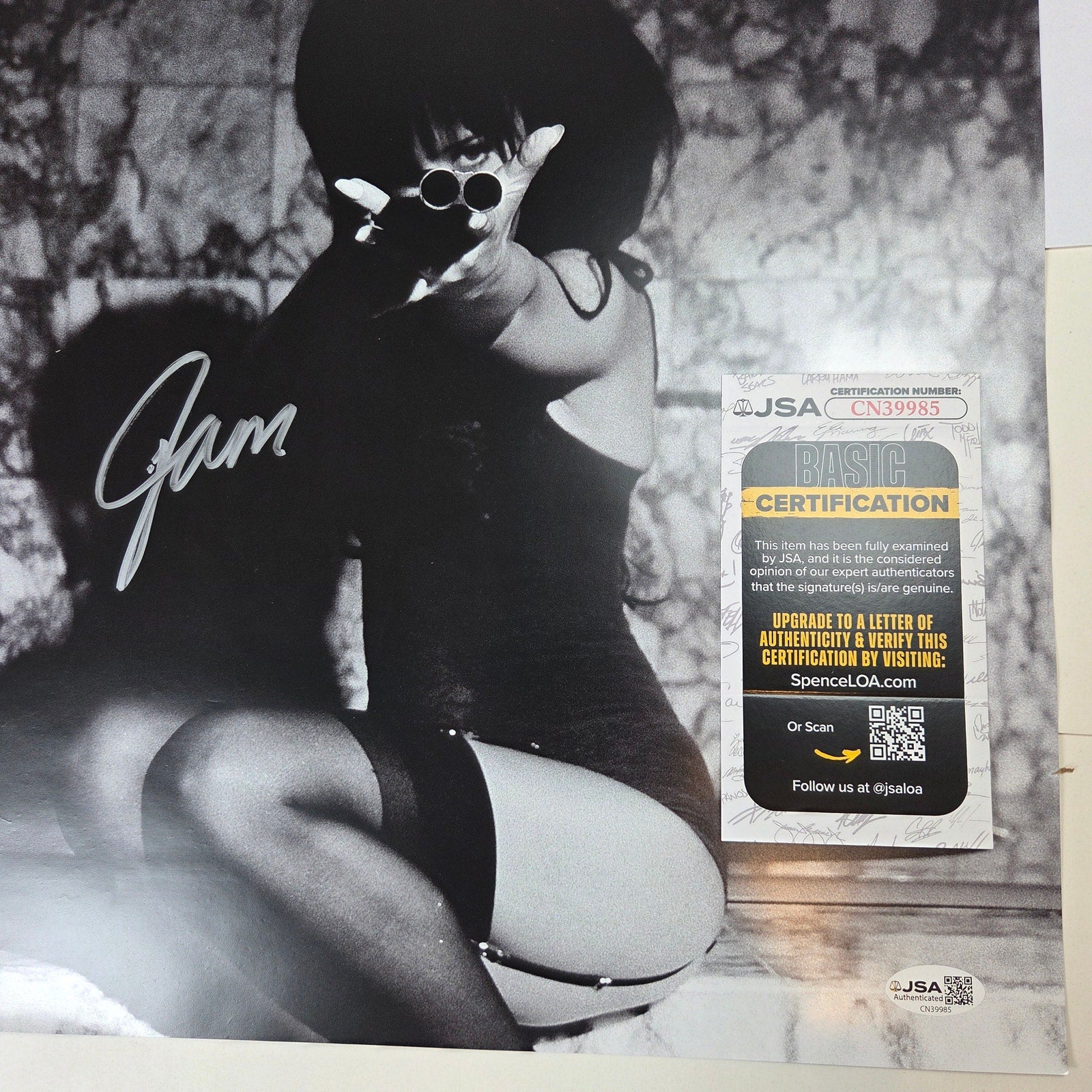 Jessie Murph Sex Hysteria Signed Vinyl LP Album JSA COA Autographed Insert