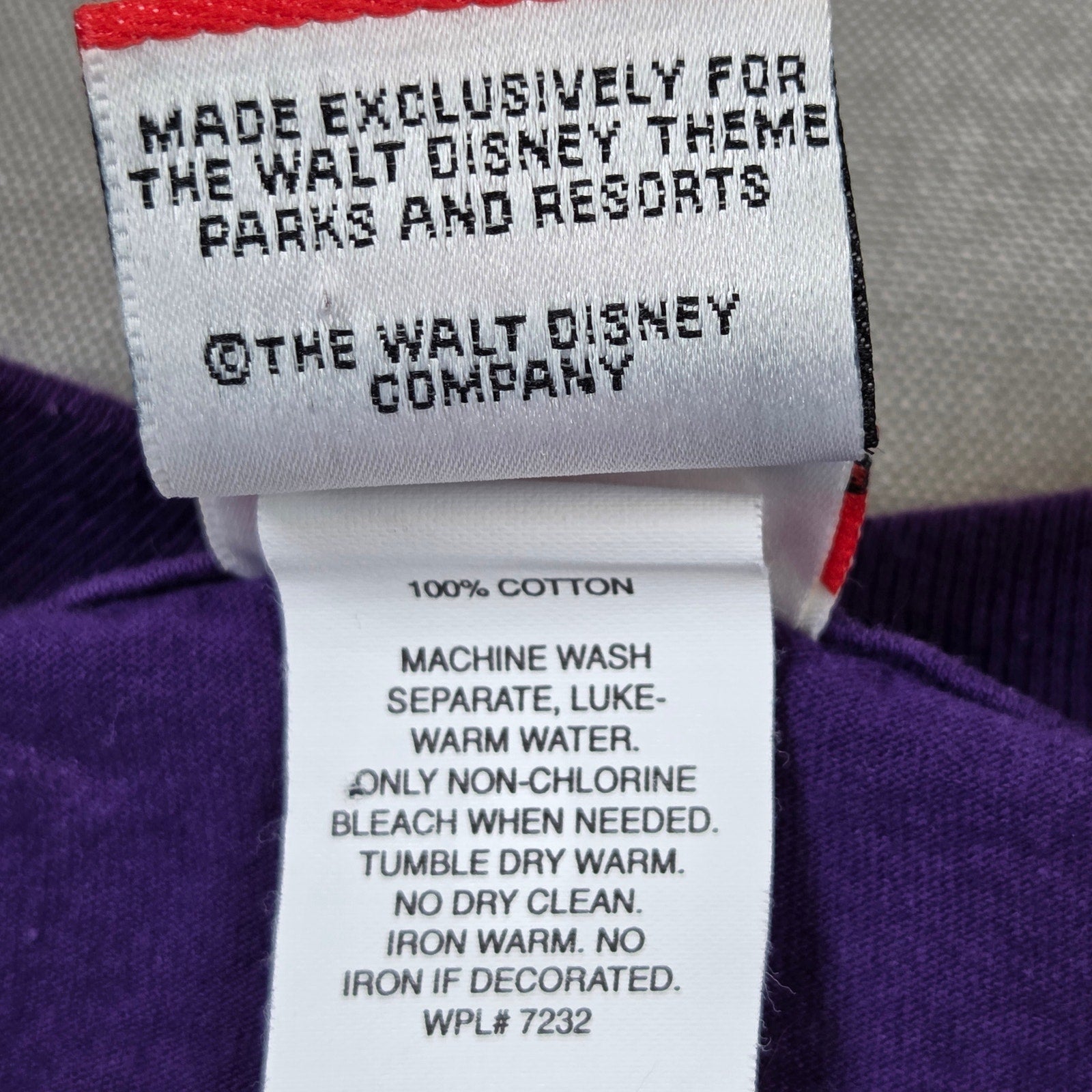 Vintage Walt Disney World Goofy Purple USA Made Mickey Inc T Shirt XL 90s