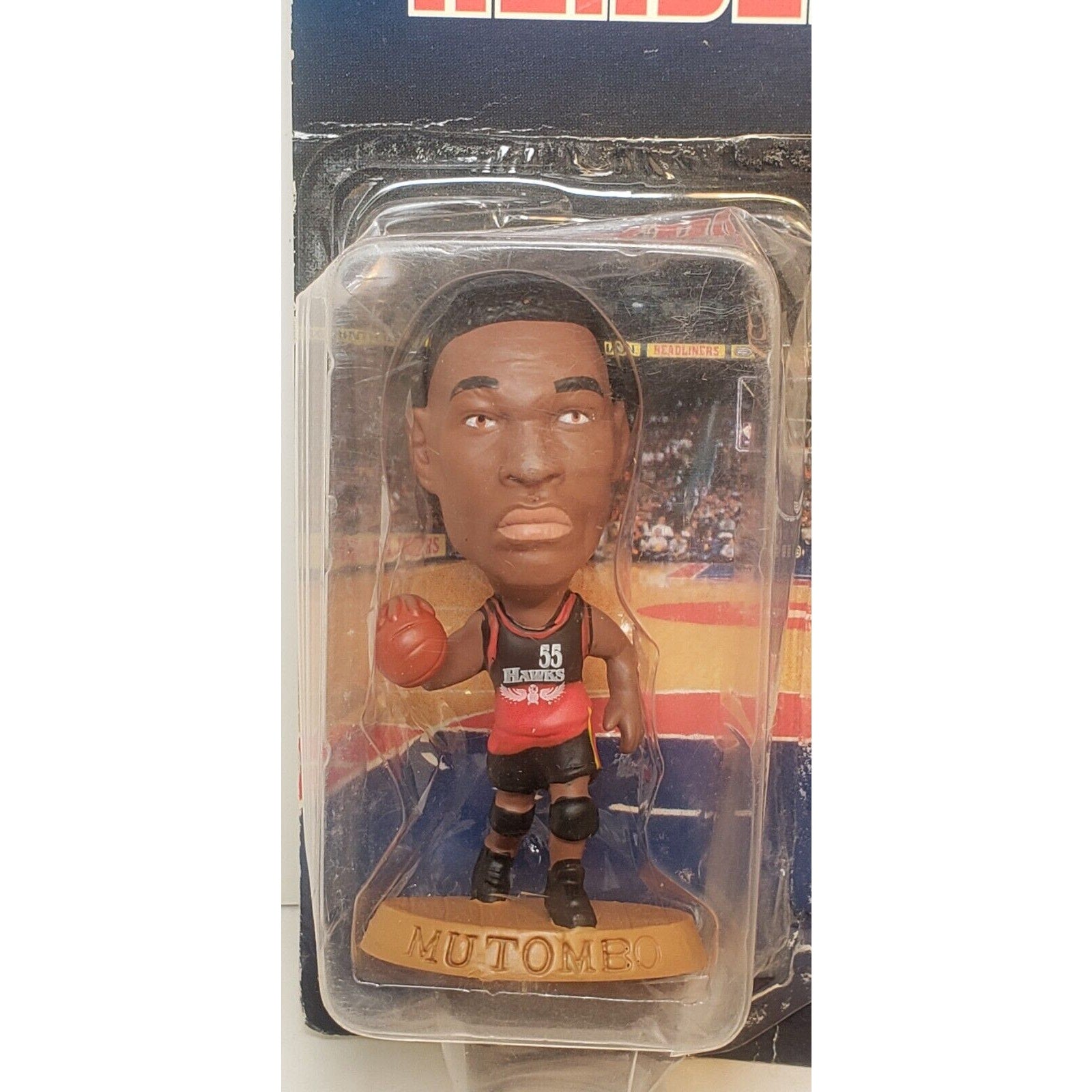 Vintage Dikembe Mutombo Atlanta Hawks 1996 NBA Corinthian Headliners Figure