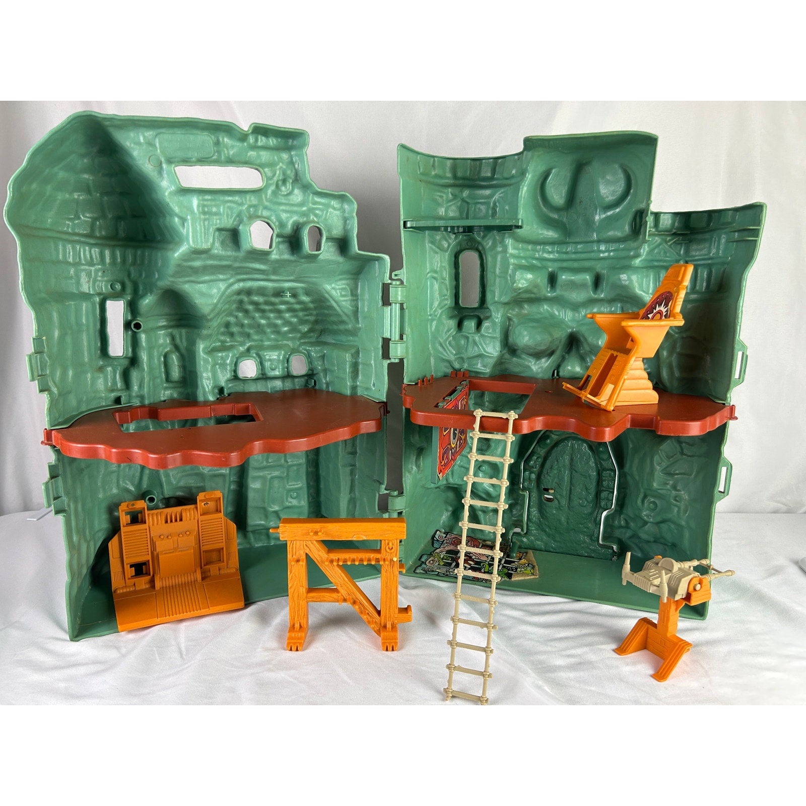 Vintage 1981 MOTU Castle Grayskull Playset Mattel Incomplete with Accessories