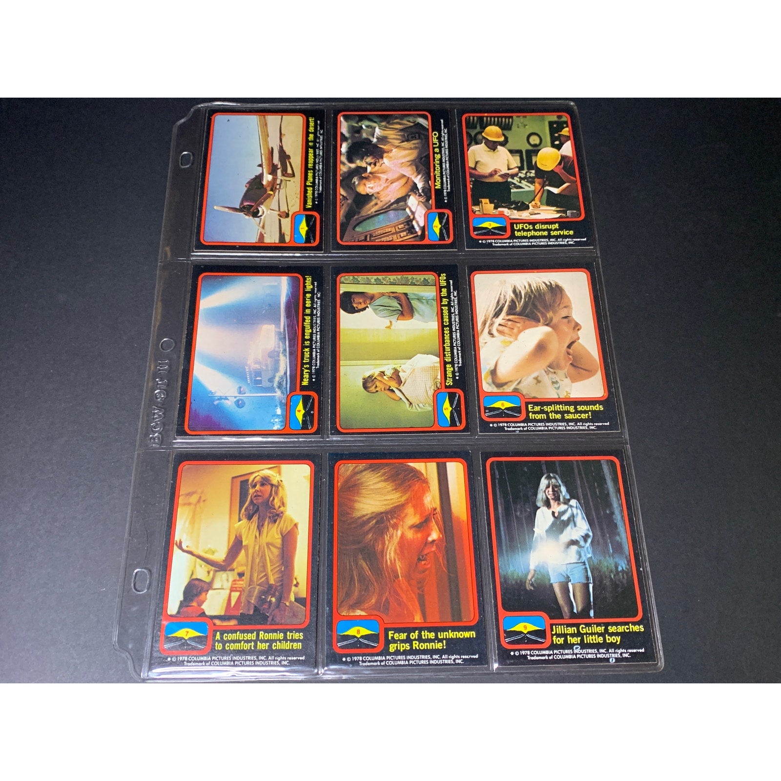 1978 Topps Close Encounters Of The Third Kind Card Set  + Stickers