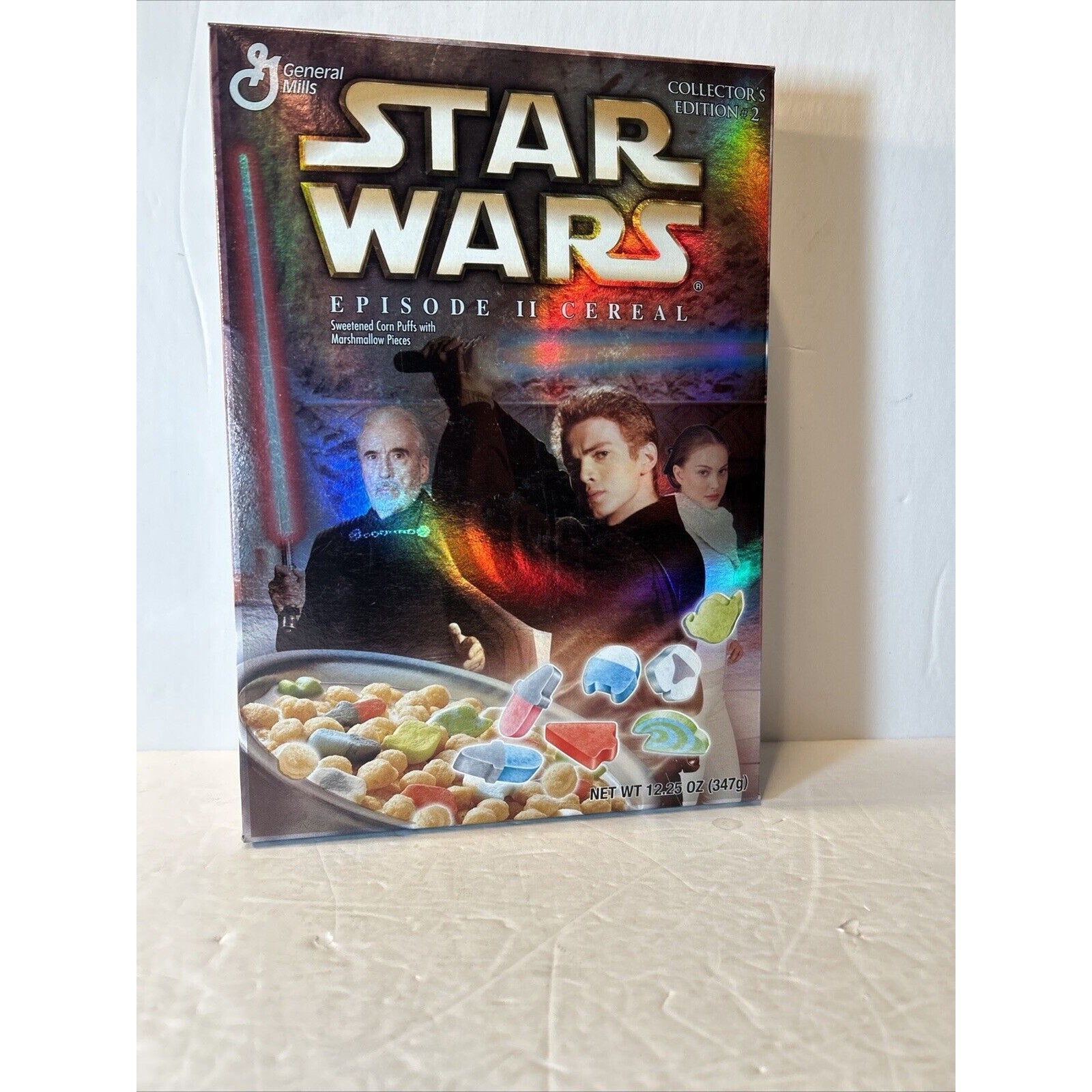 2002 General Mills Star Wars Episode II Sealed Cereal Boxes Collectors 1 & 2