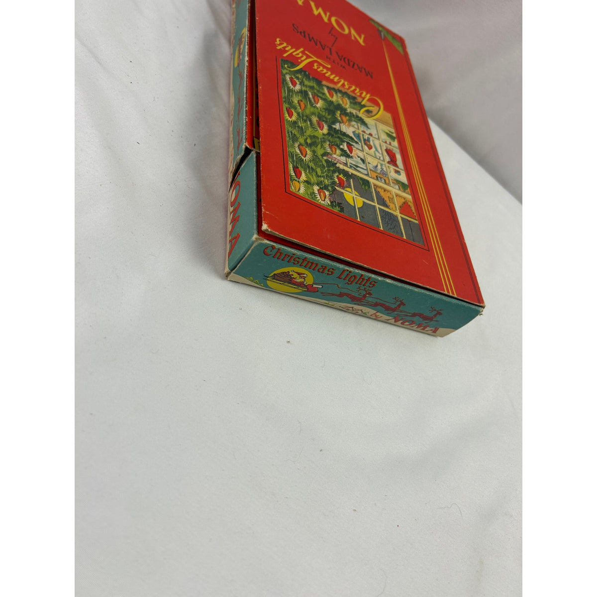 1939 NOMA No 3010 Christmas Lights Mazda C7 Bulbs Original Box Vintage