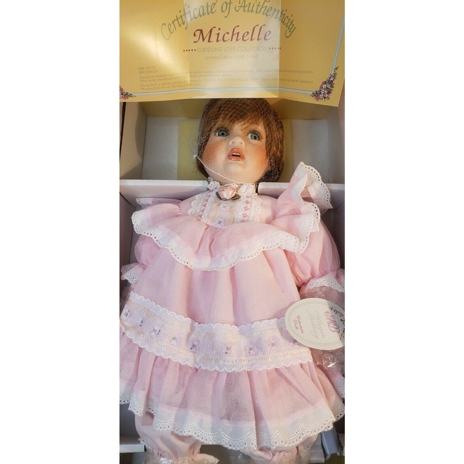 "MICHELLE" Doll, Morgan Brittany Collection 19" MB-95176 Lim Ed /2500