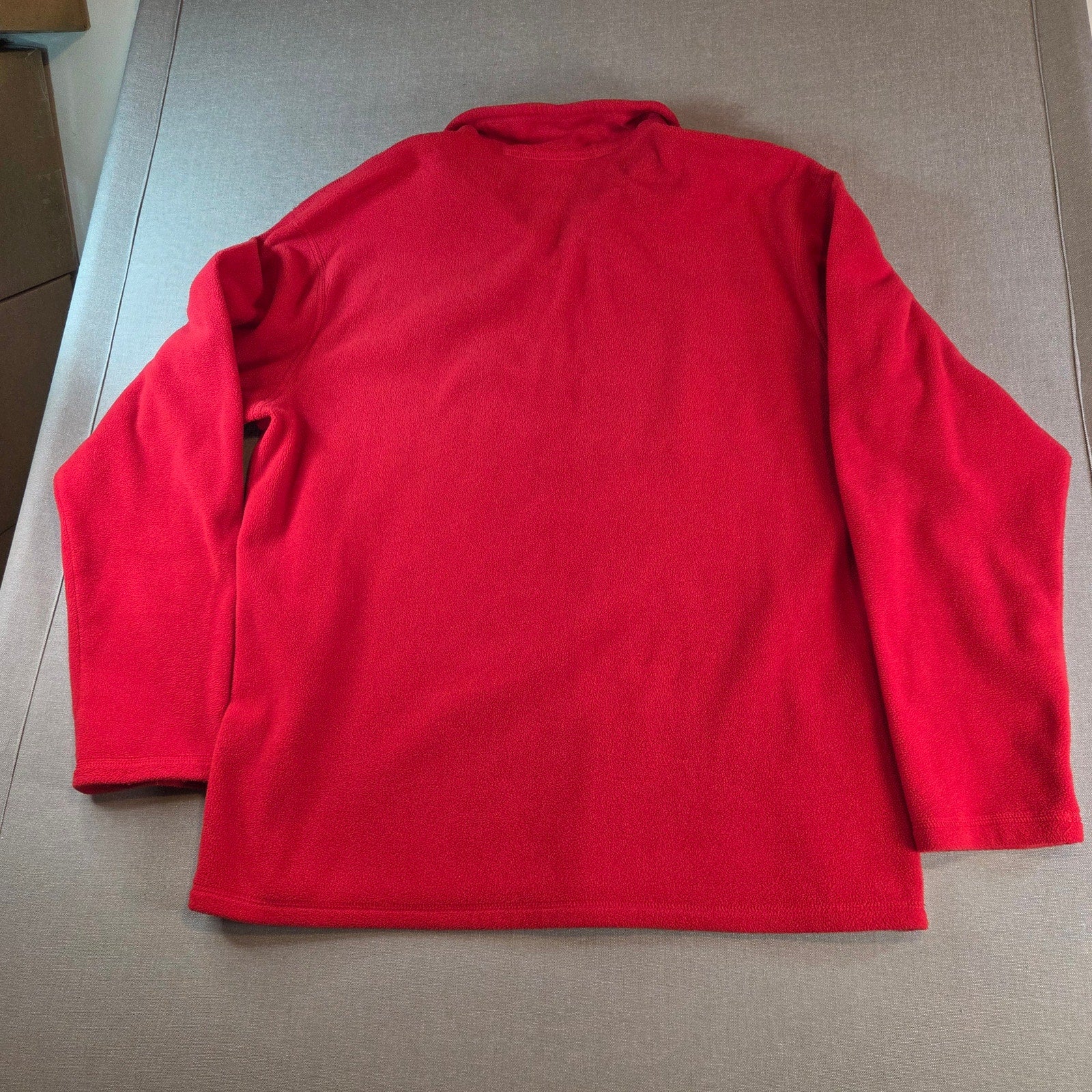 The North Face Men’s Red Polartec Classic Quarter Zip Fleece Pullover Size Large