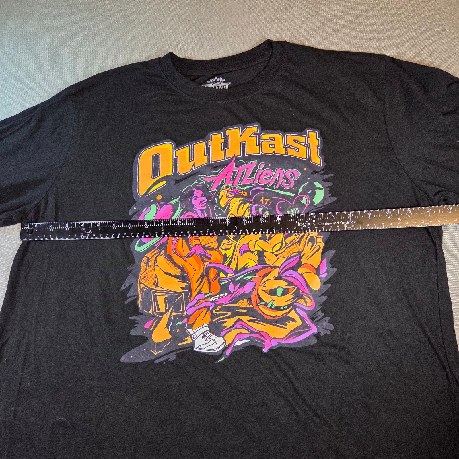 Outkast ATLiens Long Sleeve Shirt XXL 2023 Rap Tee Black Graphic Hip Hop Music
