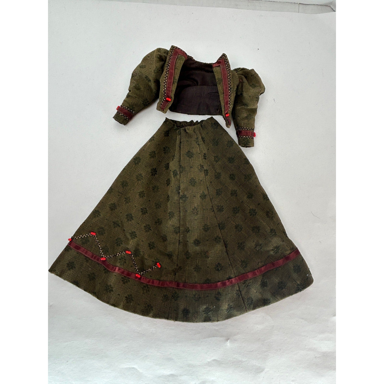 German 18 inch blonde China head doll 1890 turned head provenance attached