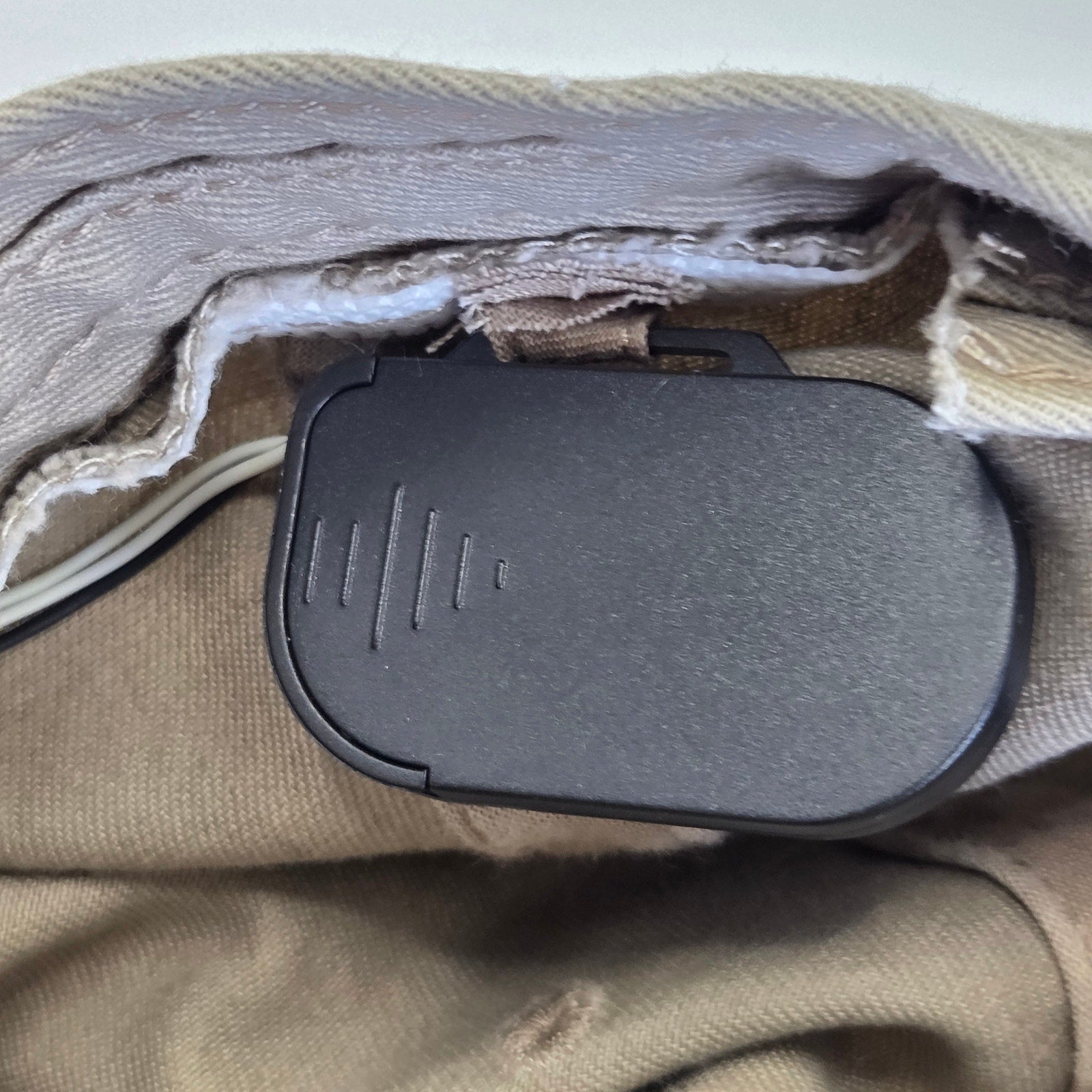 L.L. Bean Khaki LED Lighted Hat Hands-Free Cap Outdoor Fishing Hiking