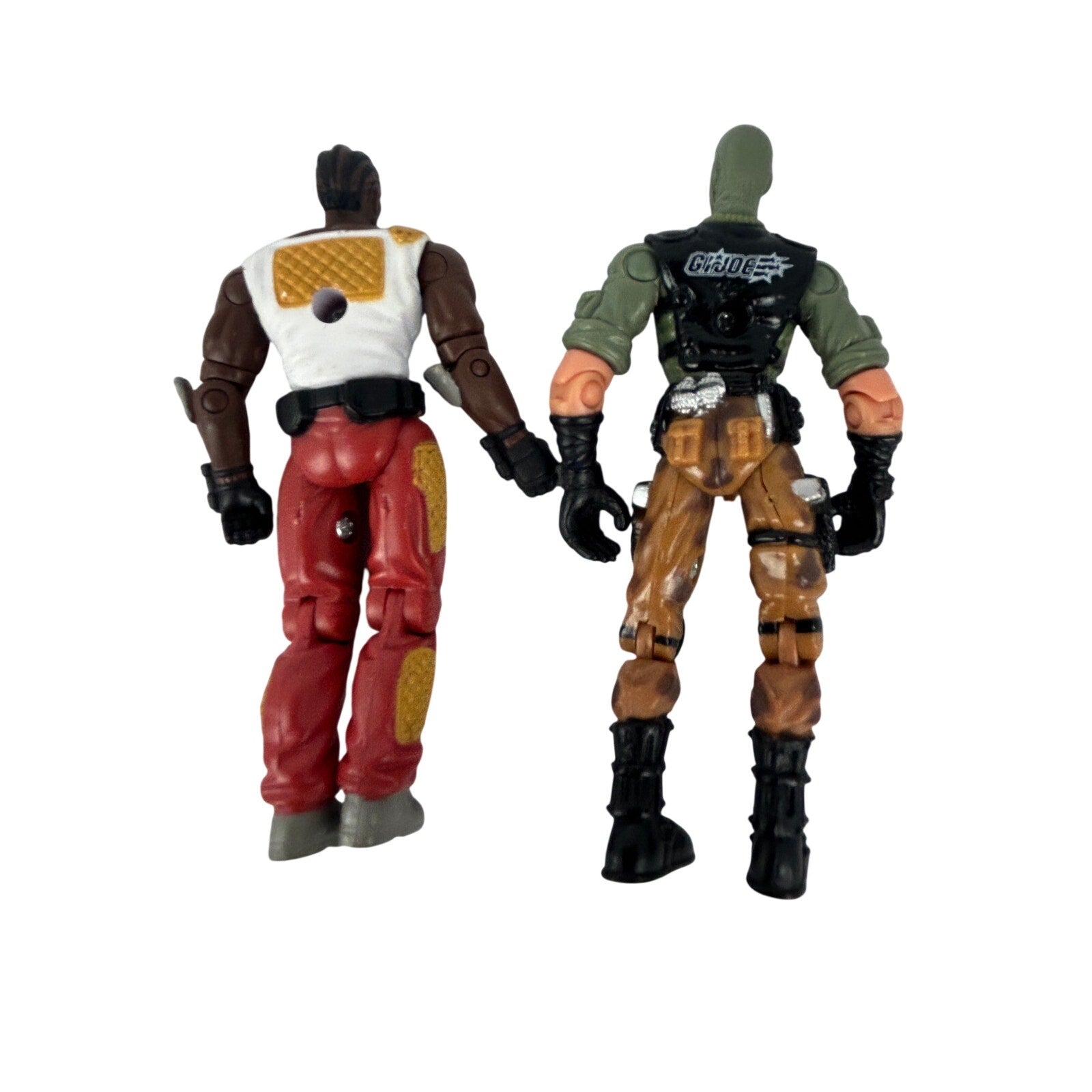 GI Joe 3.75 Figure Lot 8 Duke Stalker Blowtorch Beach Head Hi-Tech