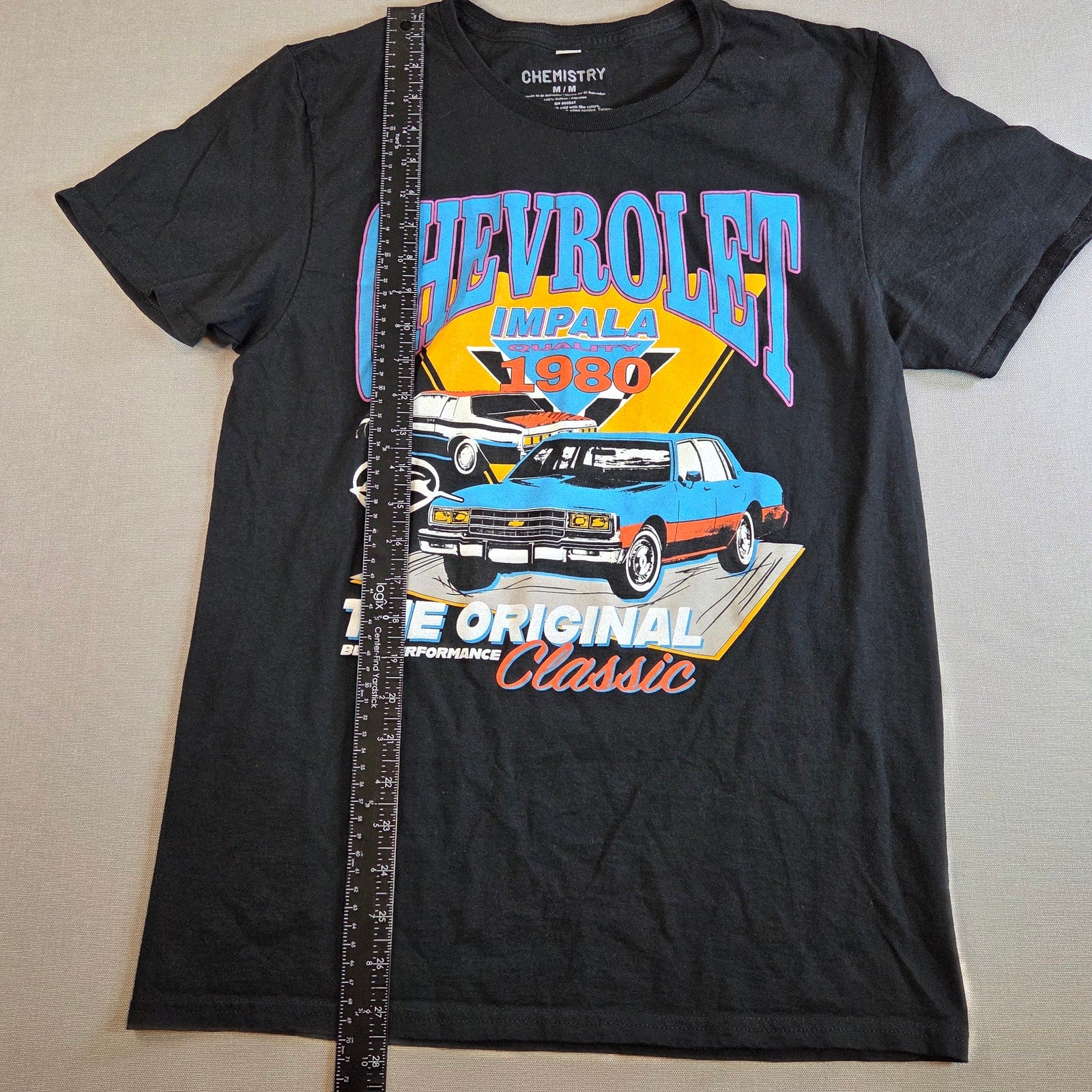 Chevrolet Impala 1980 Graphic T-Shirt Men’s M The Original Classic Black