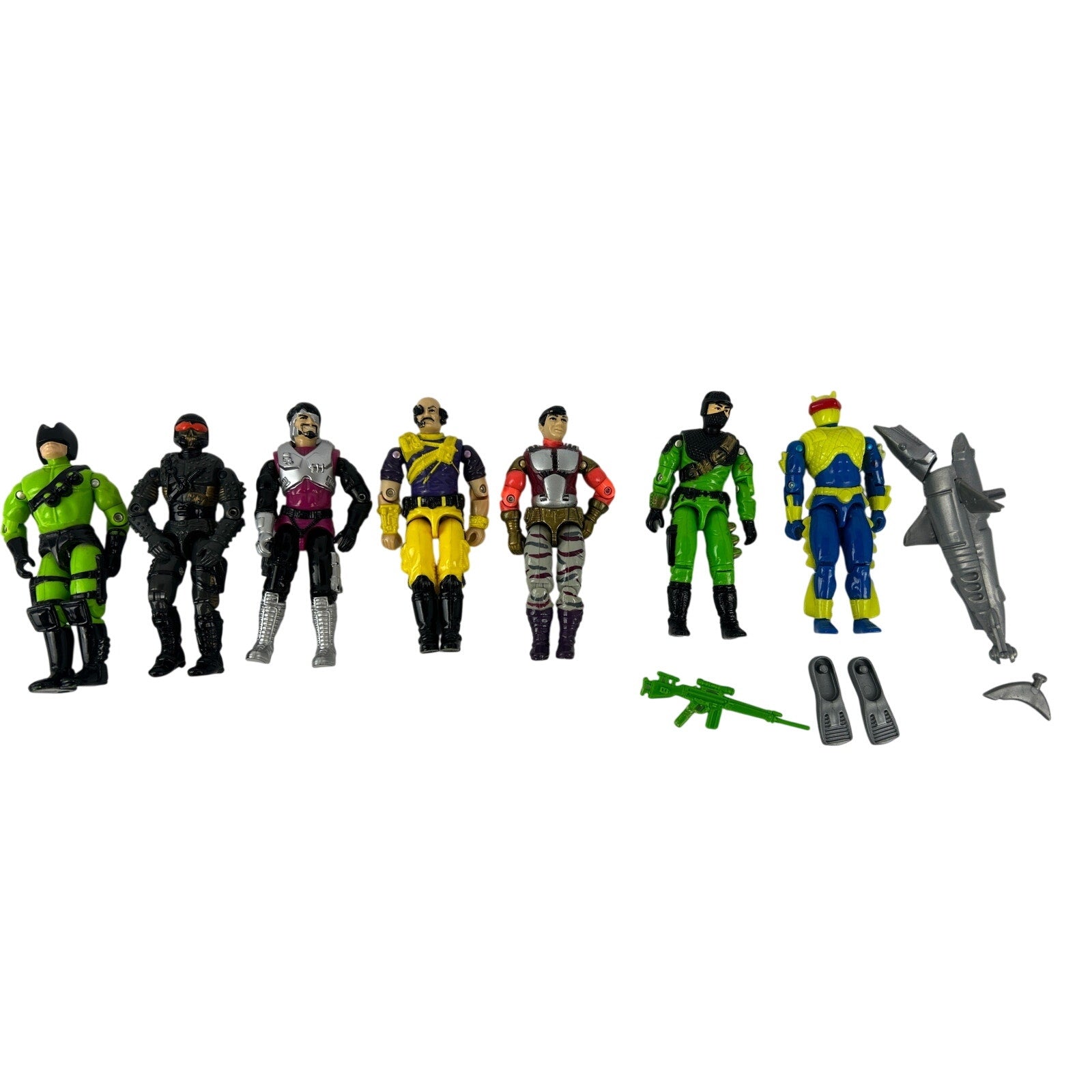 GI Joe 1990s Cobra Lot HEAT Viper Night Creeper Firefly Eel Shark 7pc