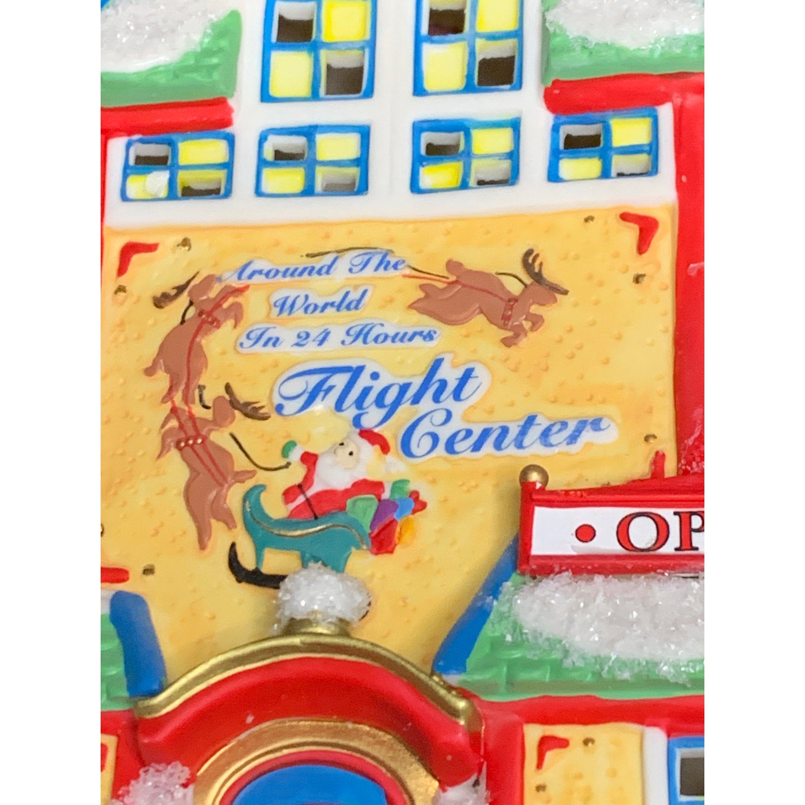 Dept 56 North Pole Around the World 24 Hours Flight Center 56.56790 Box