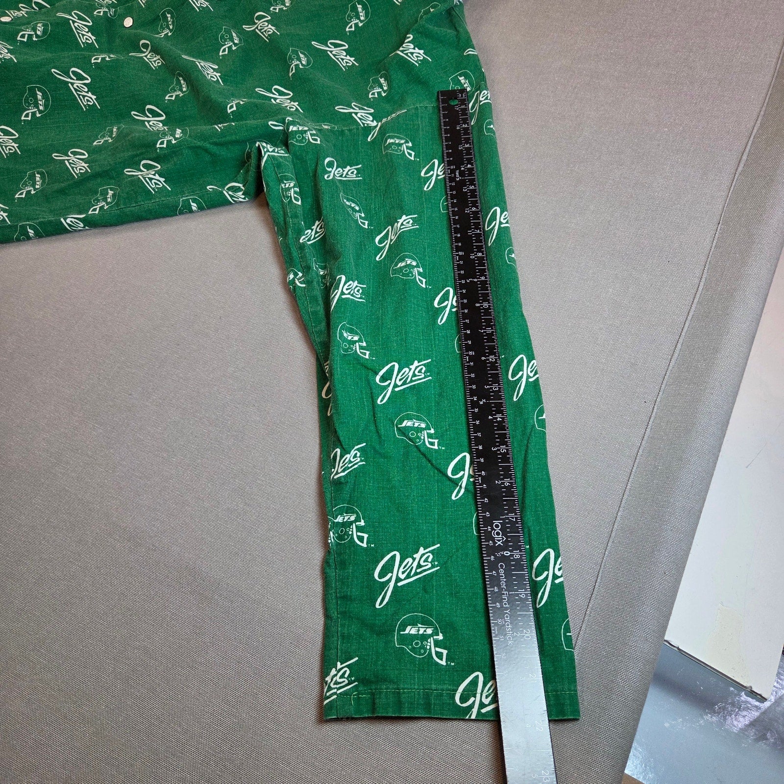 Vintage Handmade New York Jets Pajama Set 1980s Two Piece Men’s M-L