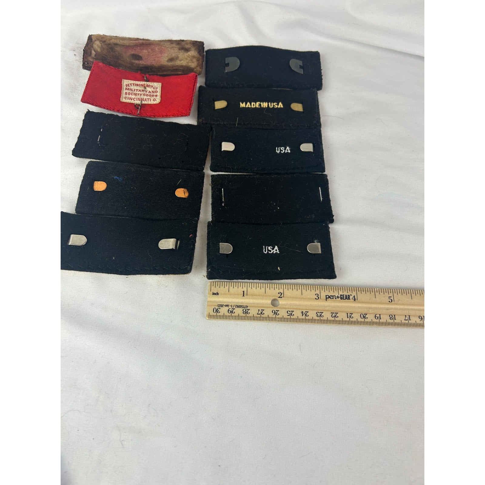 Vintage US Military Shoulder Boards Insignia Lot Bullion Pettibone